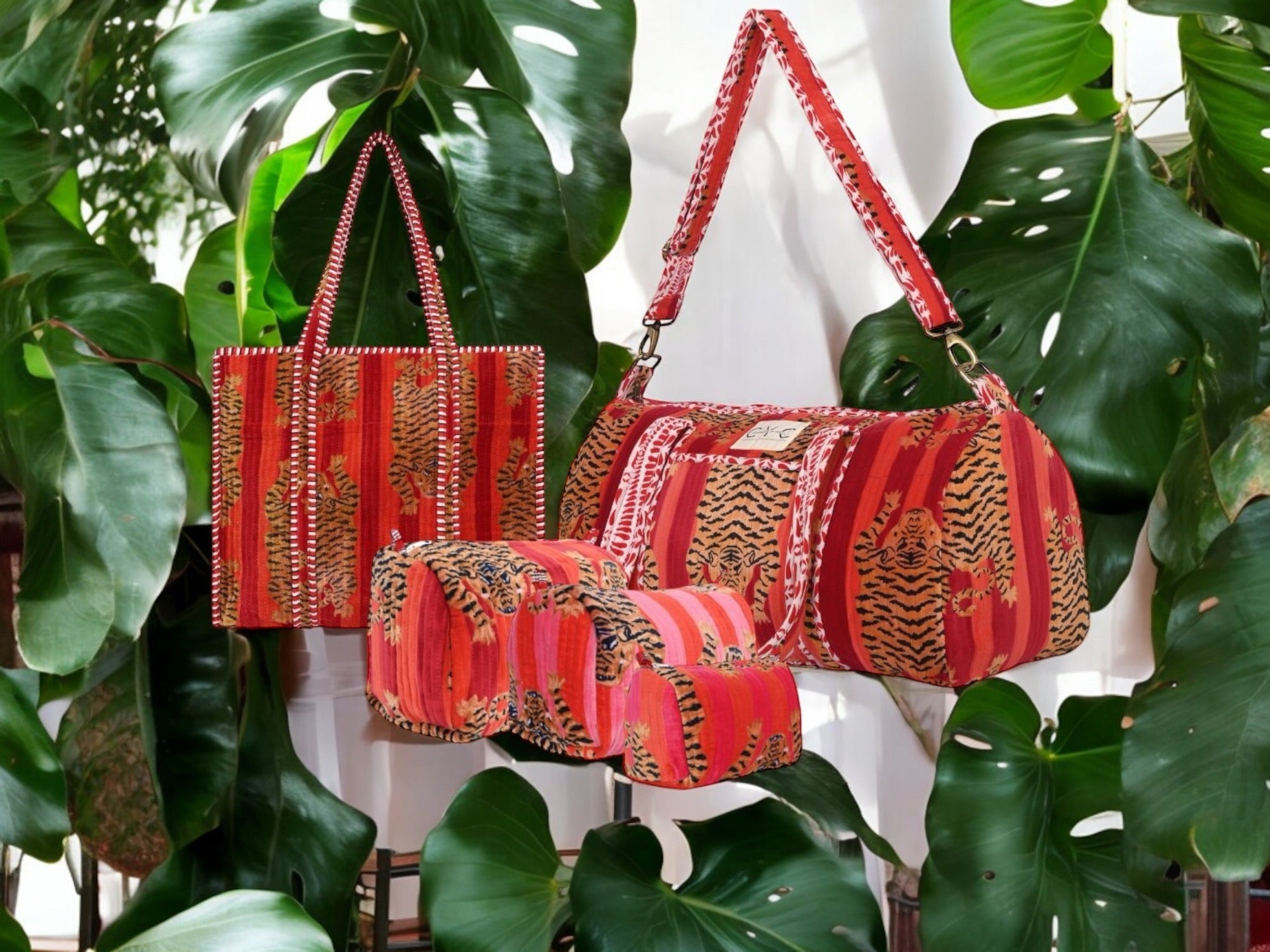 Tibetan Tiger Print | Tiger Bag, Tiger Tote, Tiger Weekender | CYC