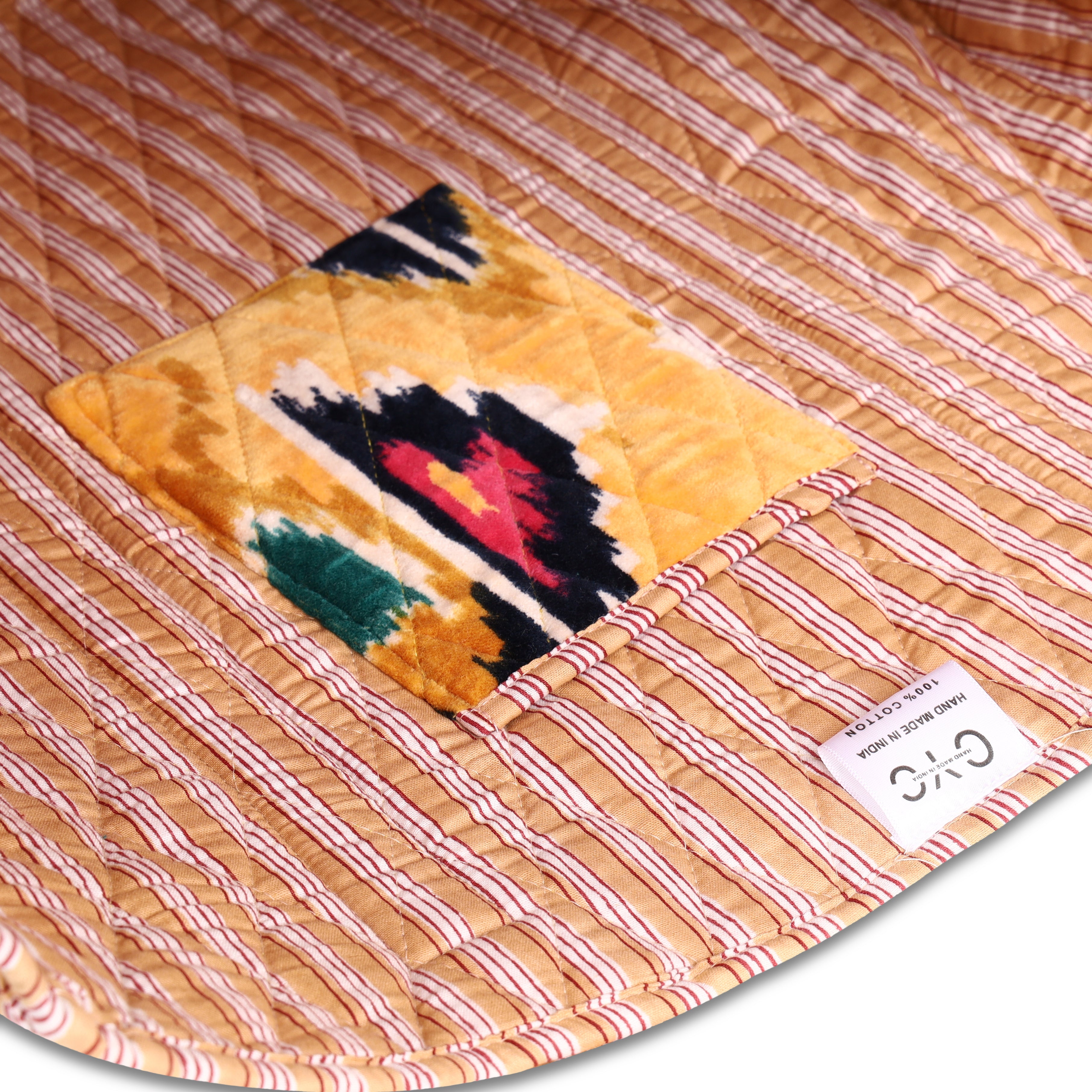 The Ikat Tote in Velvet