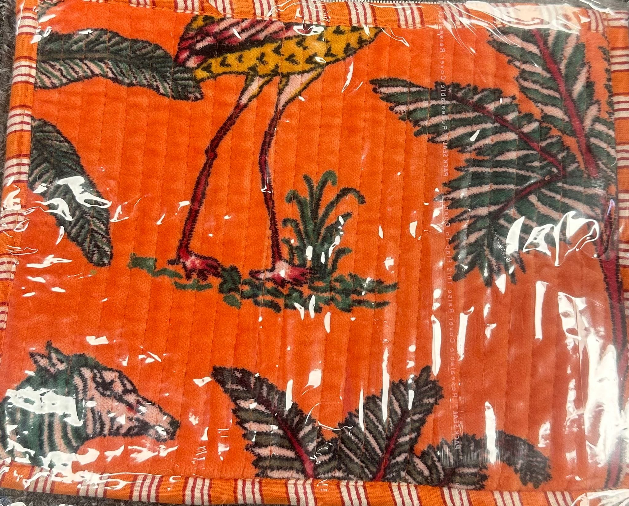 Recycled Flat Pouch — handmade hand block printed cotton pouch, ethically made in Rajasthan, India