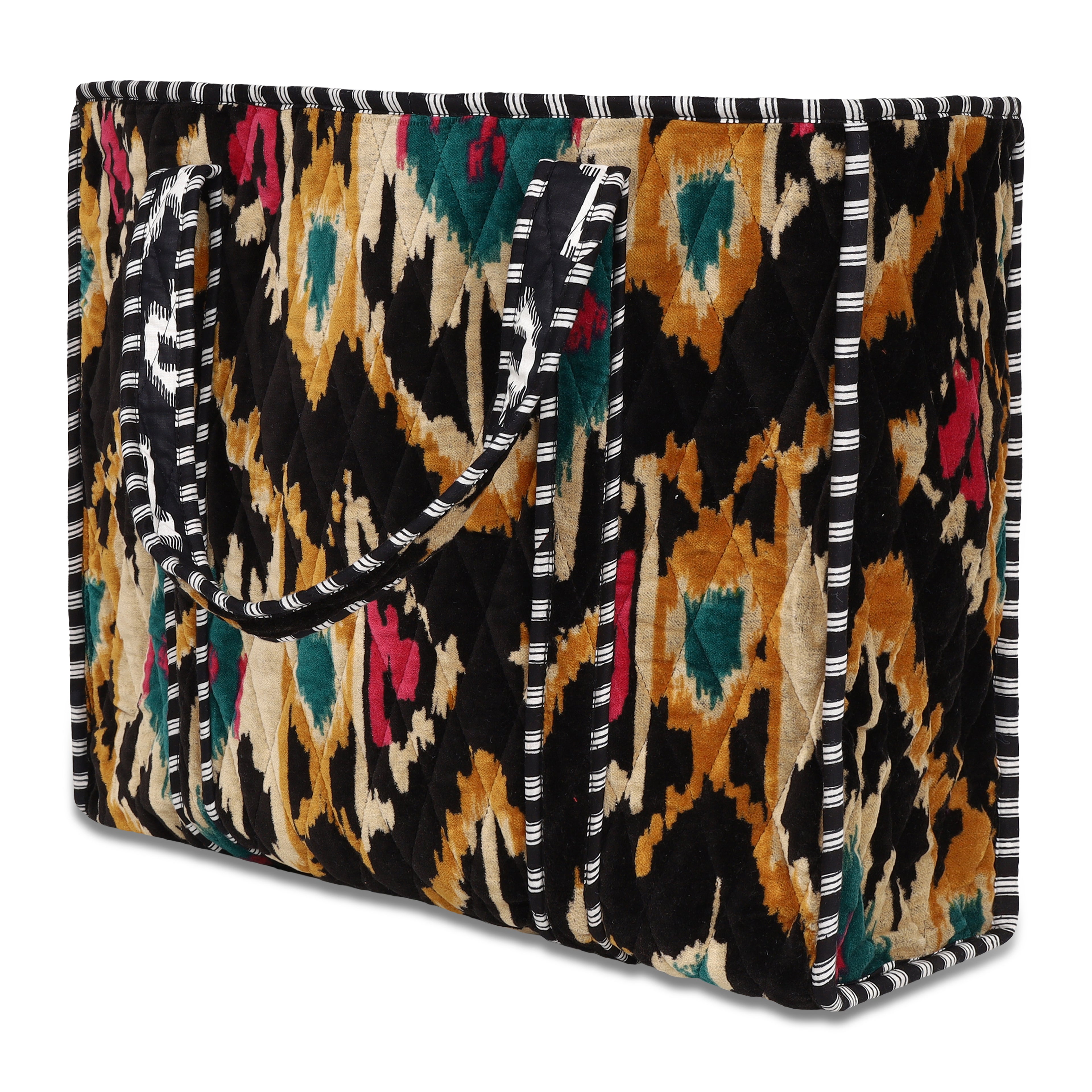 The Ikat Tote in Velvet