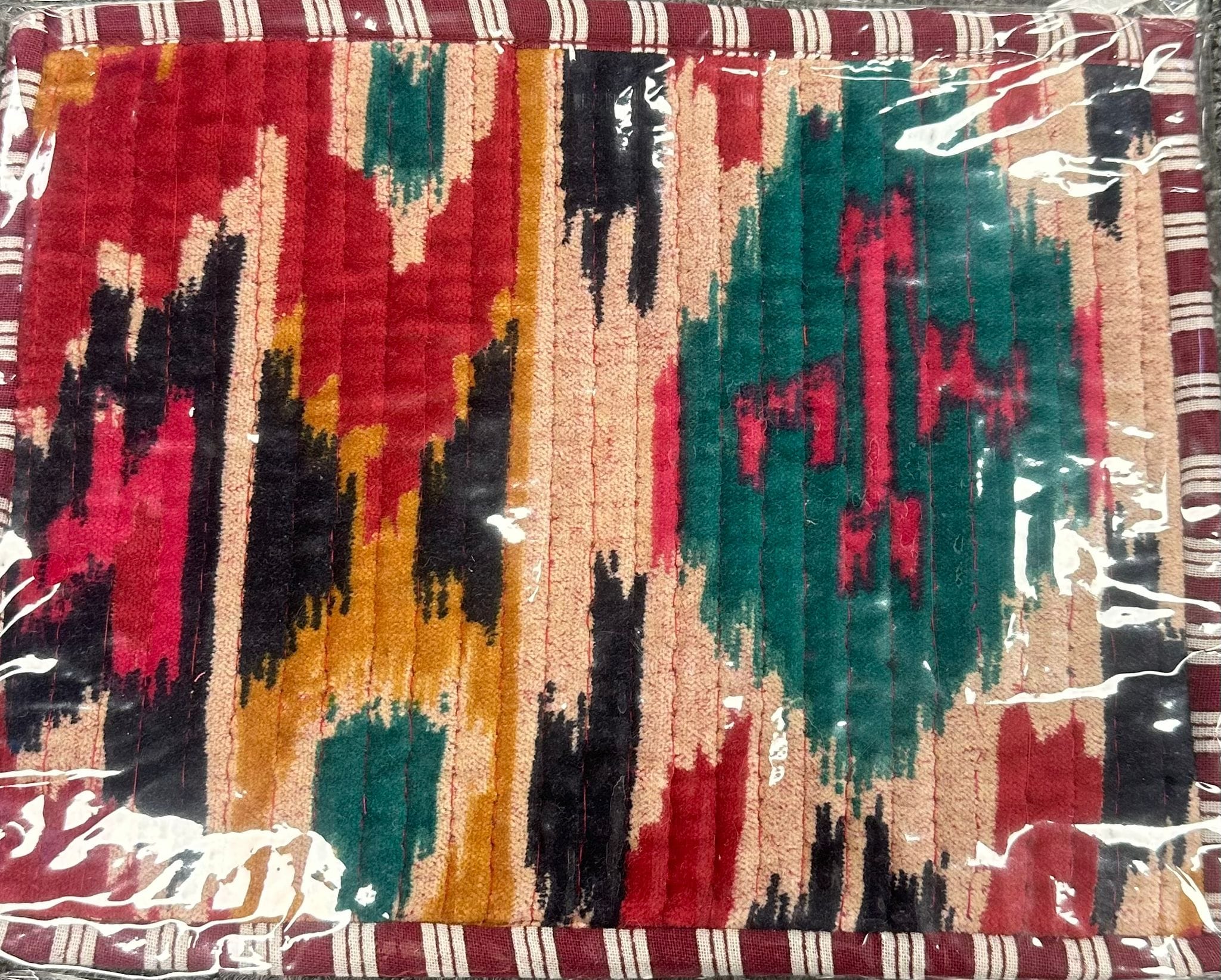 Recycled Flat Pouch — handmade hand block printed cotton pouch, ethically made in Rajasthan, India