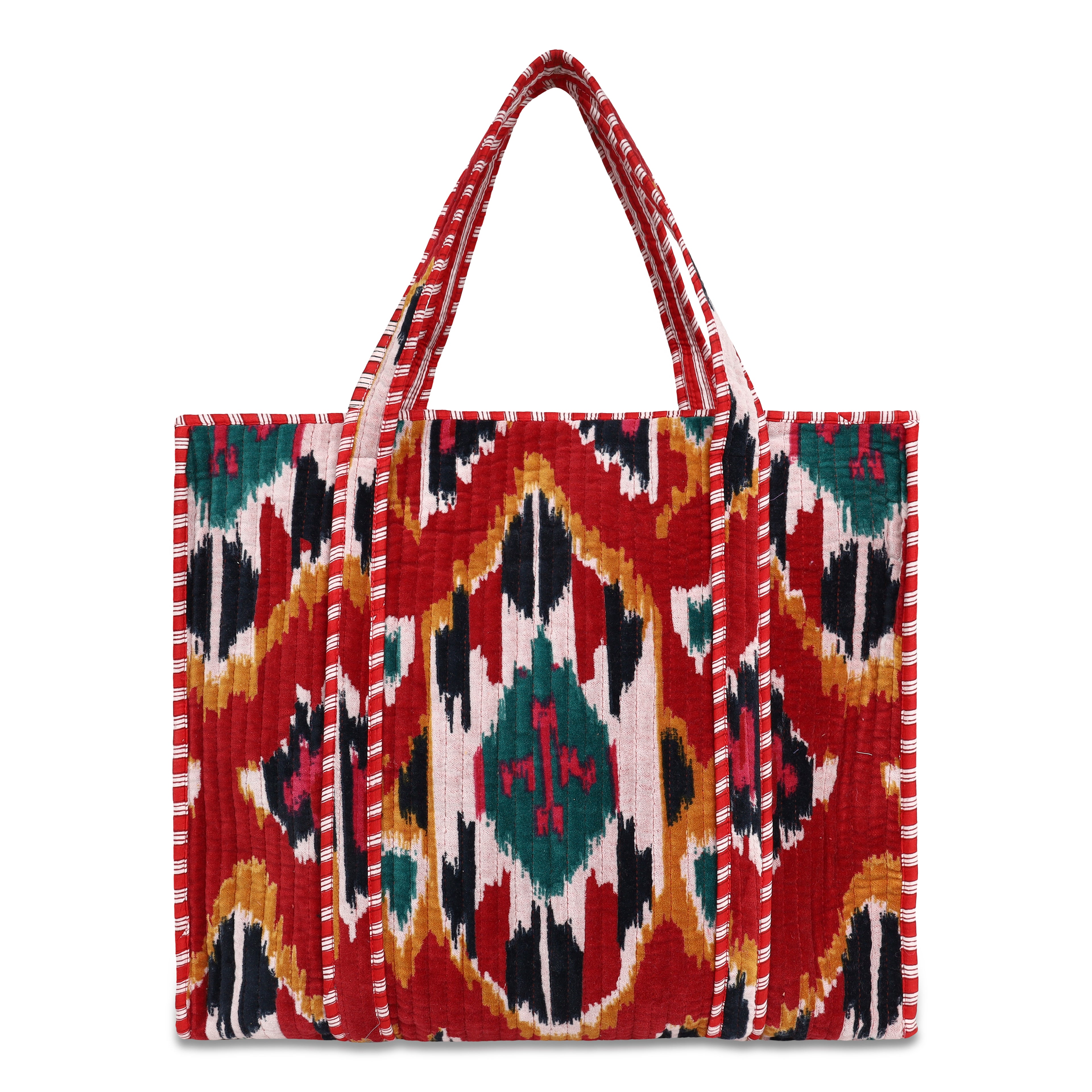 The Ikat Tote in Velvet