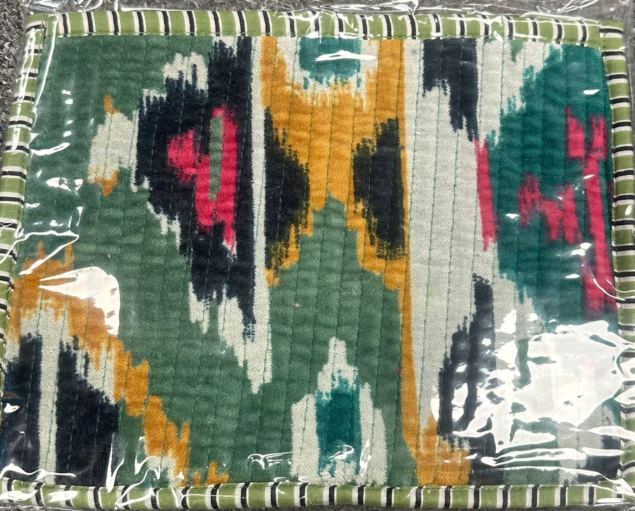 Recycled Flat Pouch — handmade hand block printed cotton pouch, ethically made in Rajasthan, India