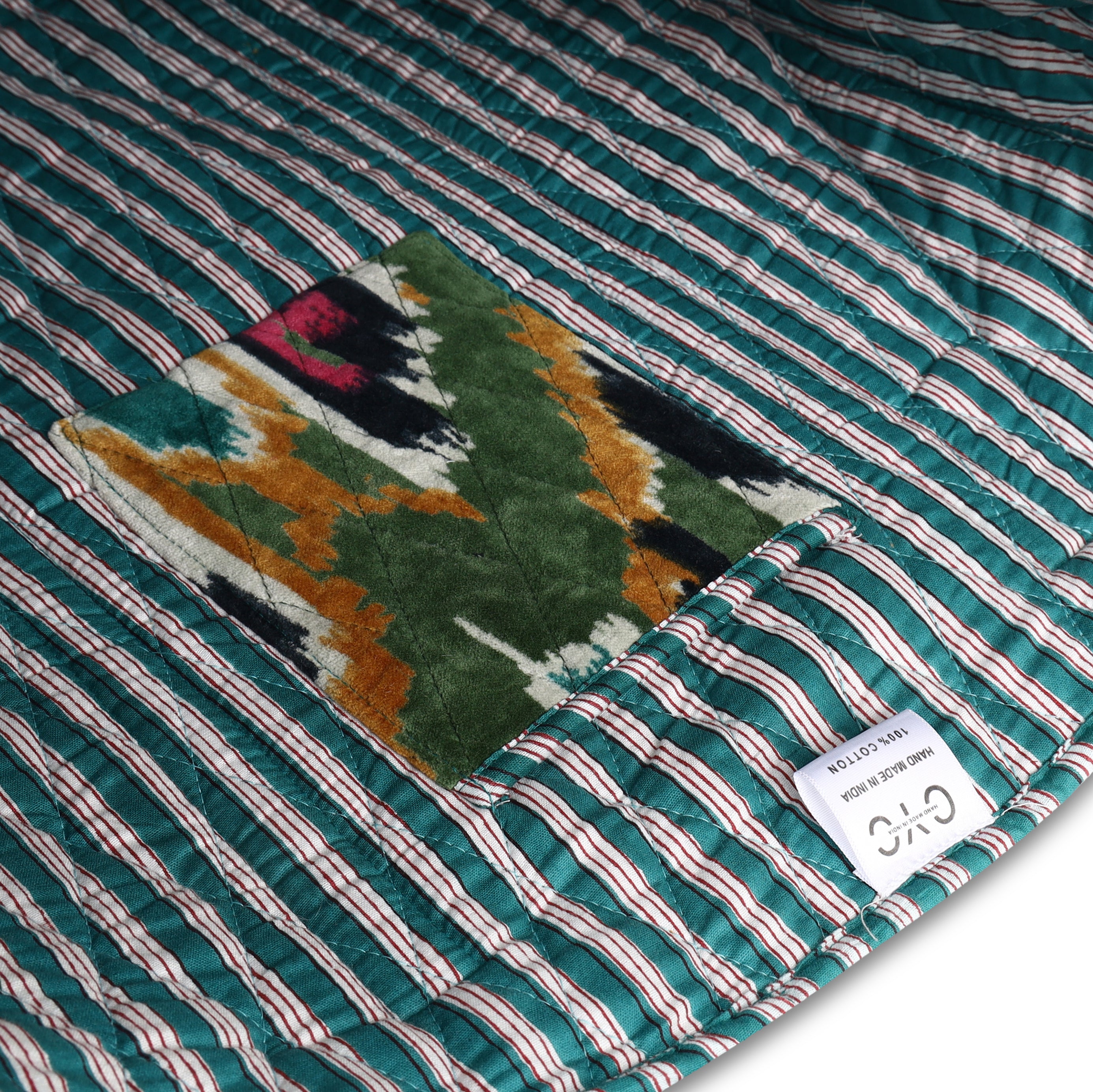 The Ikat Tote in Velvet