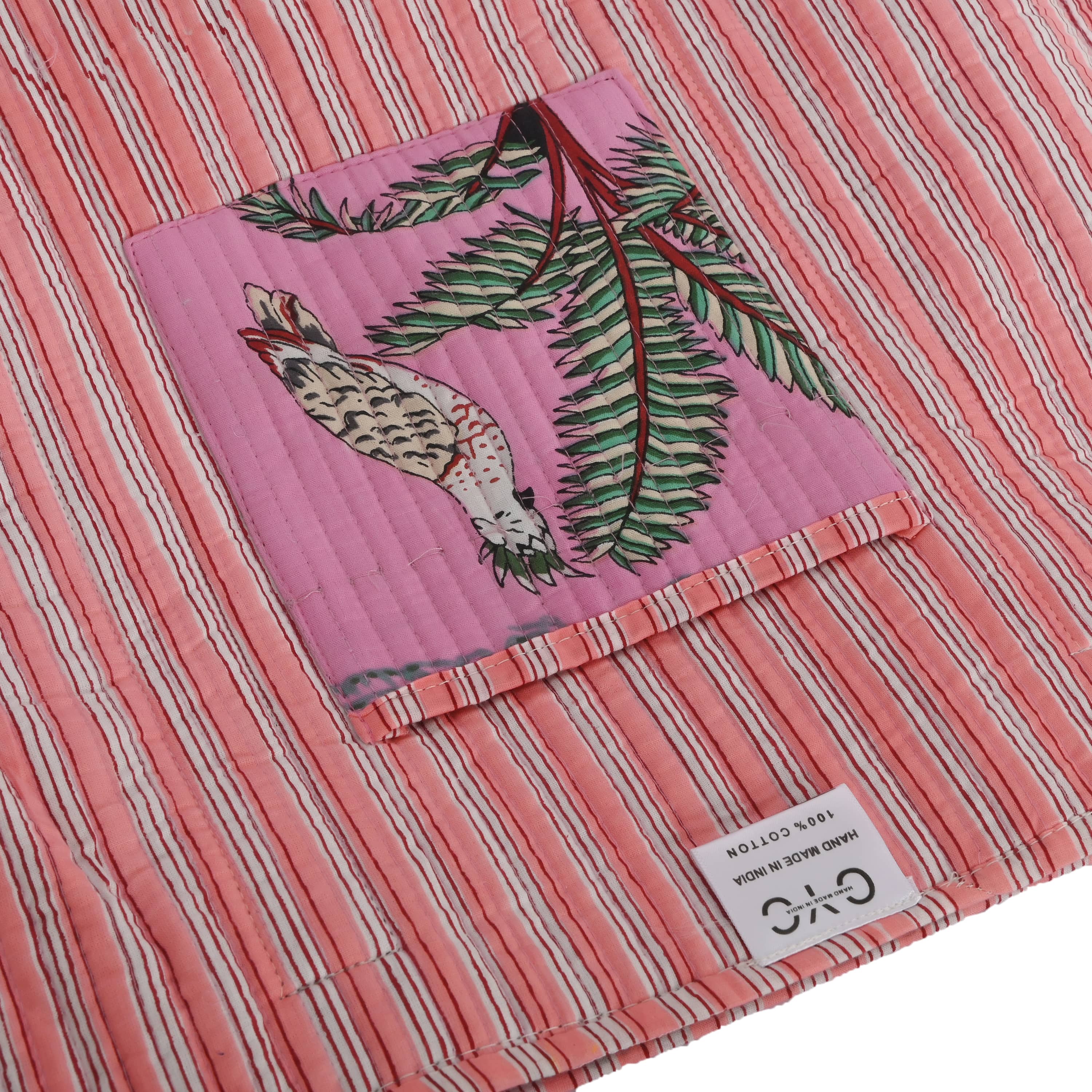 The Jungle Tote — handmade hand block printed cotton tote bag, ethically made in Rajasthan, India