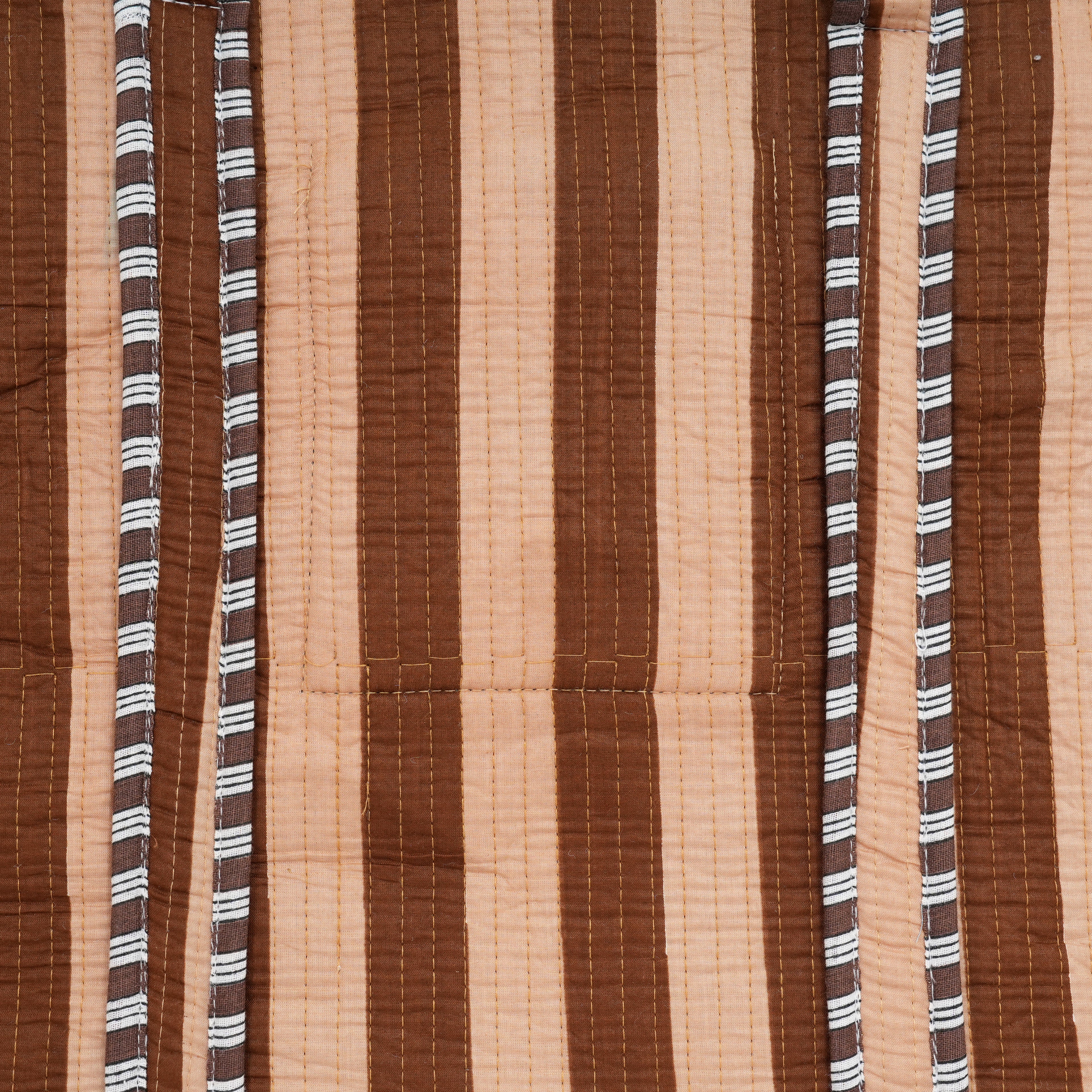 The Stripe Tote — handmade hand block printed cotton tote bag, ethically made in Rajasthan, India