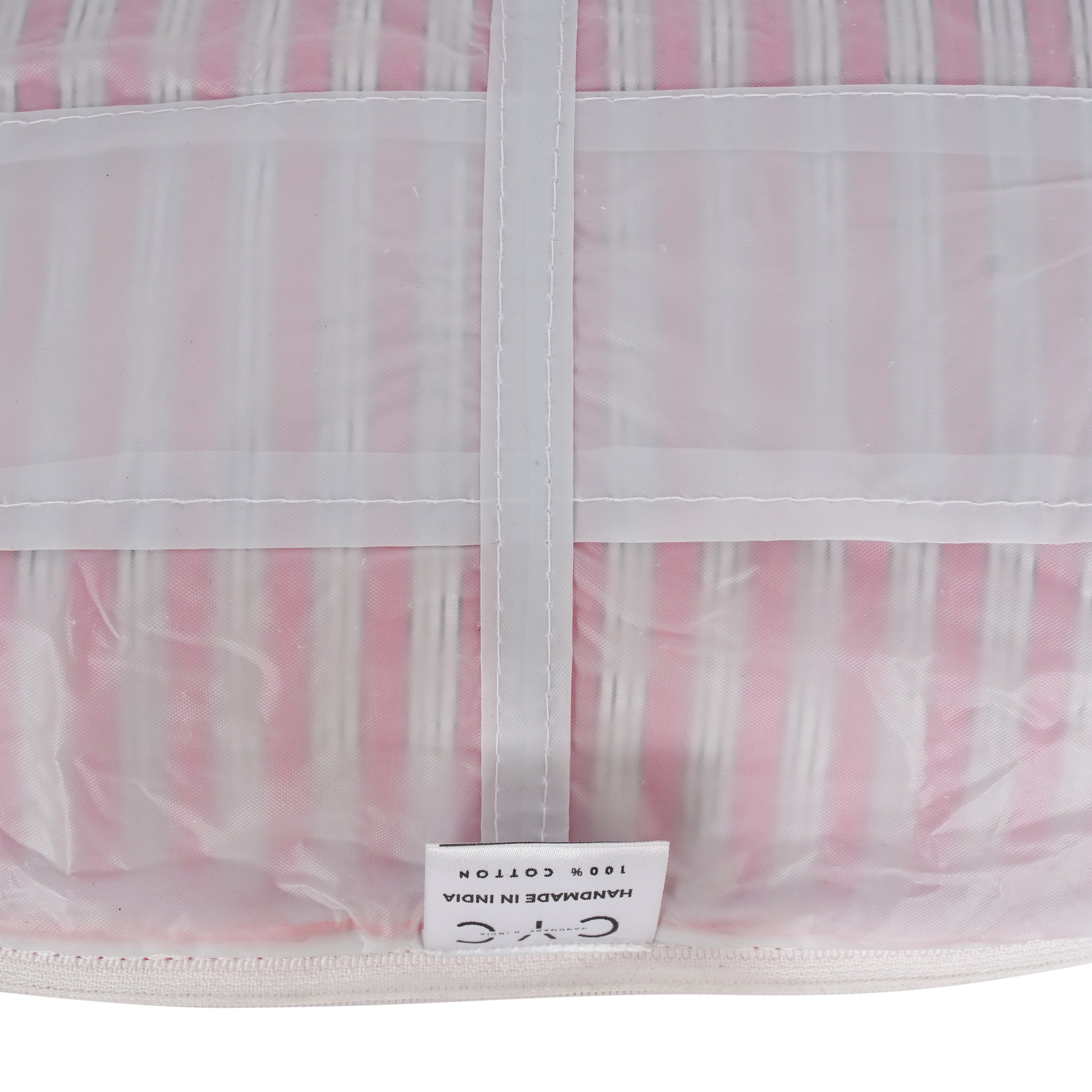 The Striped Travel Set — handmade hand block printed cotton travel pouch set, ethically made in Rajasthan, India