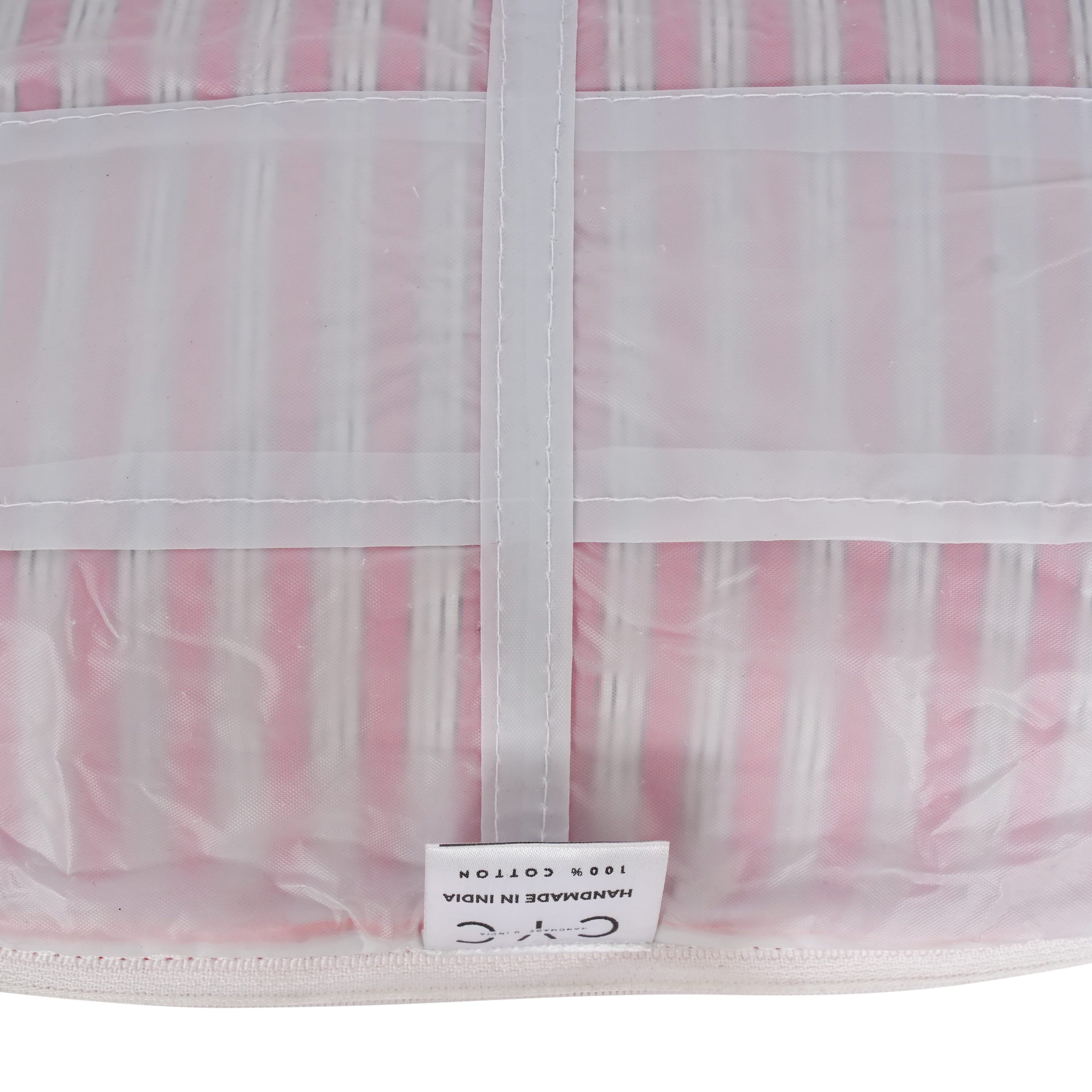 The Striped Travel Set — handmade hand block printed cotton travel pouch set, ethically made in Rajasthan, India
