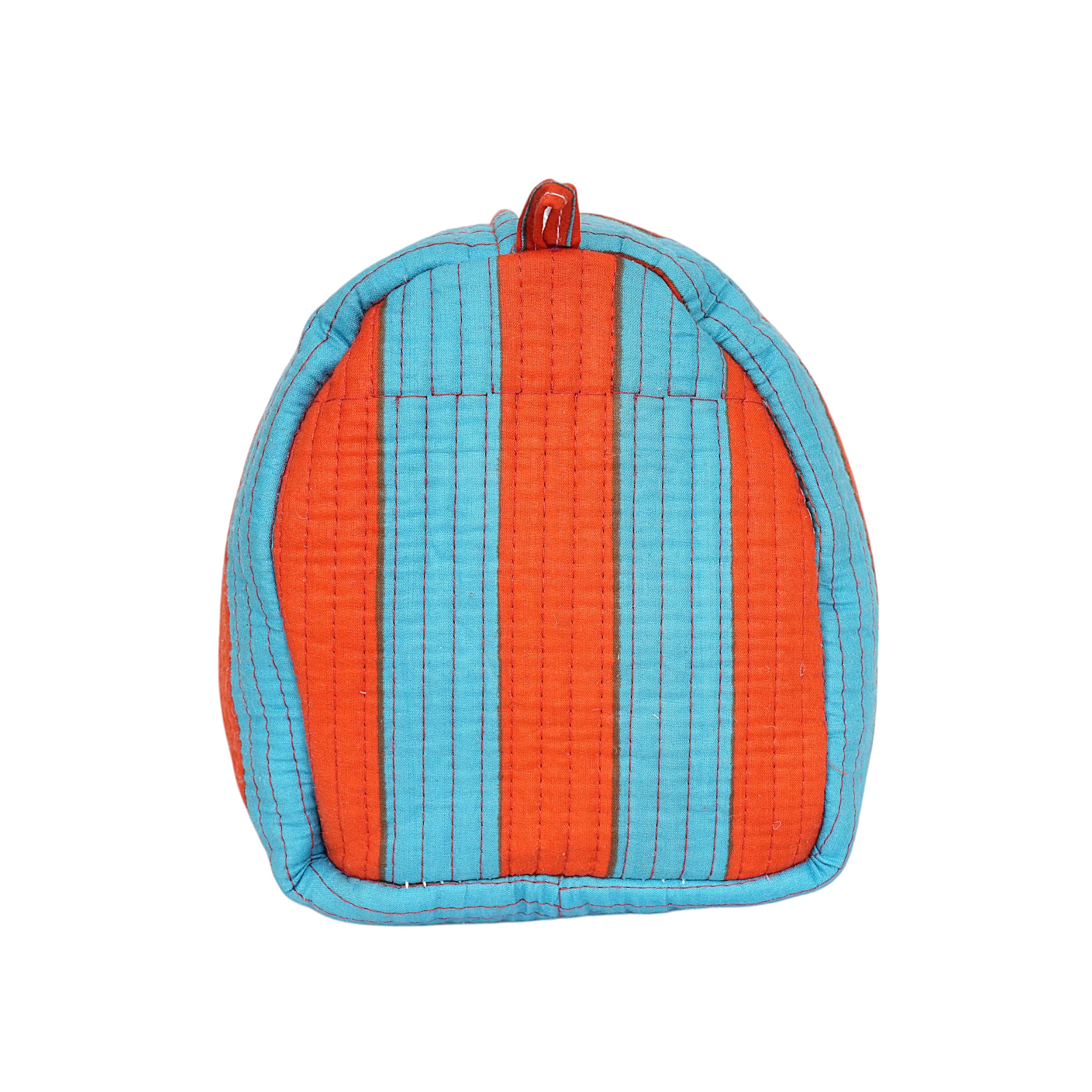 The Striped Travel Set — handmade cotton travel pouch set, ethically made in Rajasthan, India