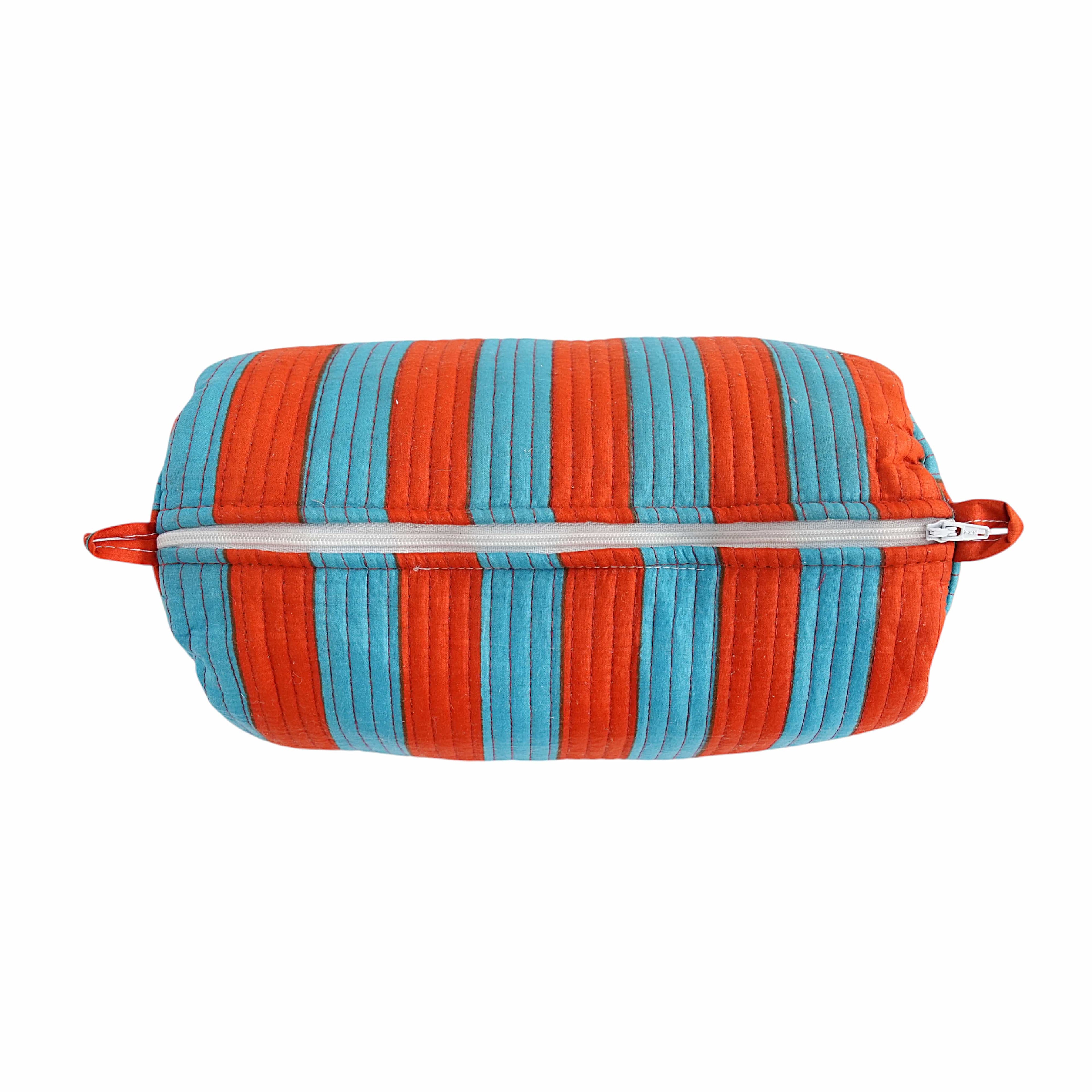 The Striped Travel Set — handmade cotton travel pouch set, ethically made in Rajasthan, India