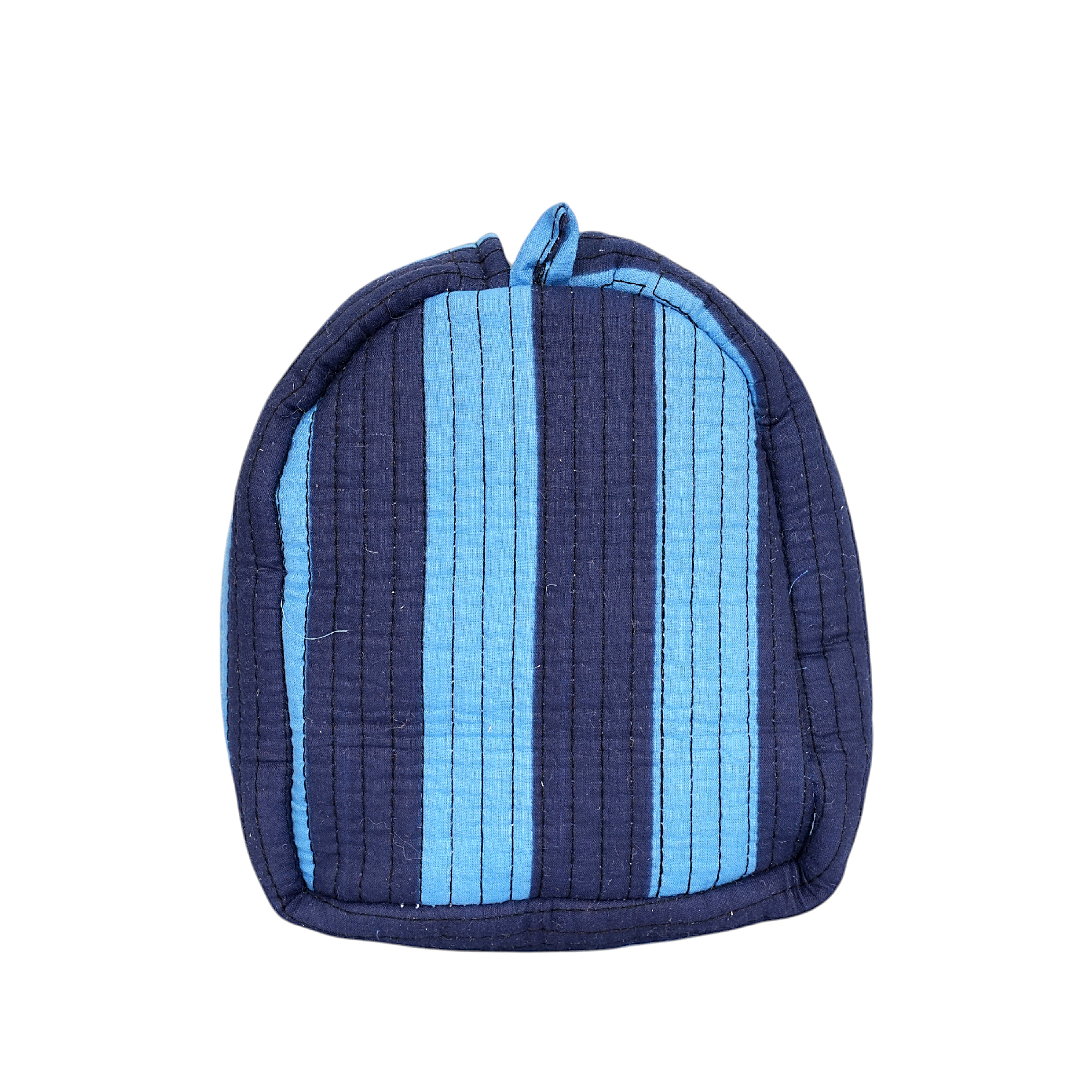 The Striped Travel Set — handmade hand block printed cotton travel pouch set, ethically made in Rajasthan, India