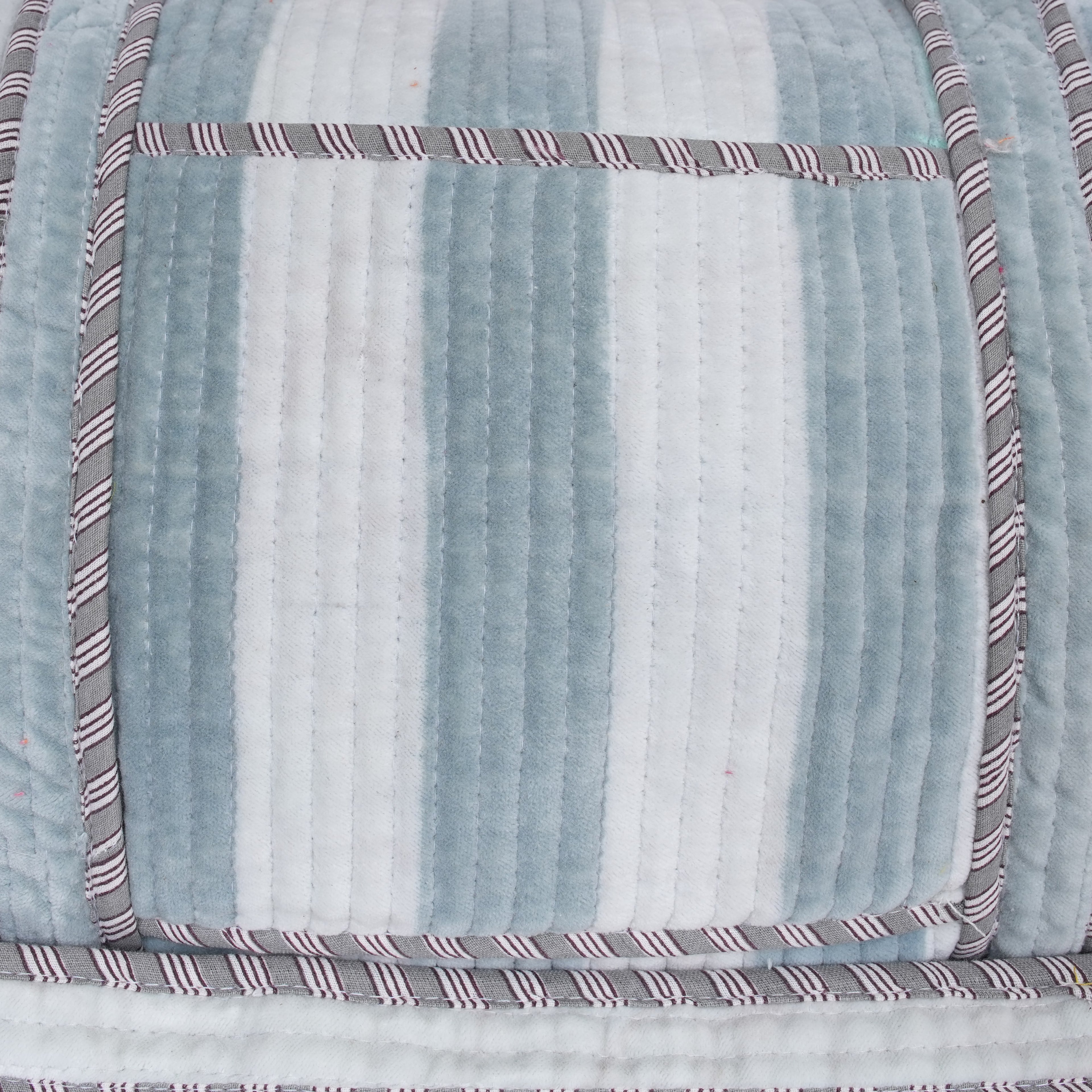 The Striped Velvet Weekender