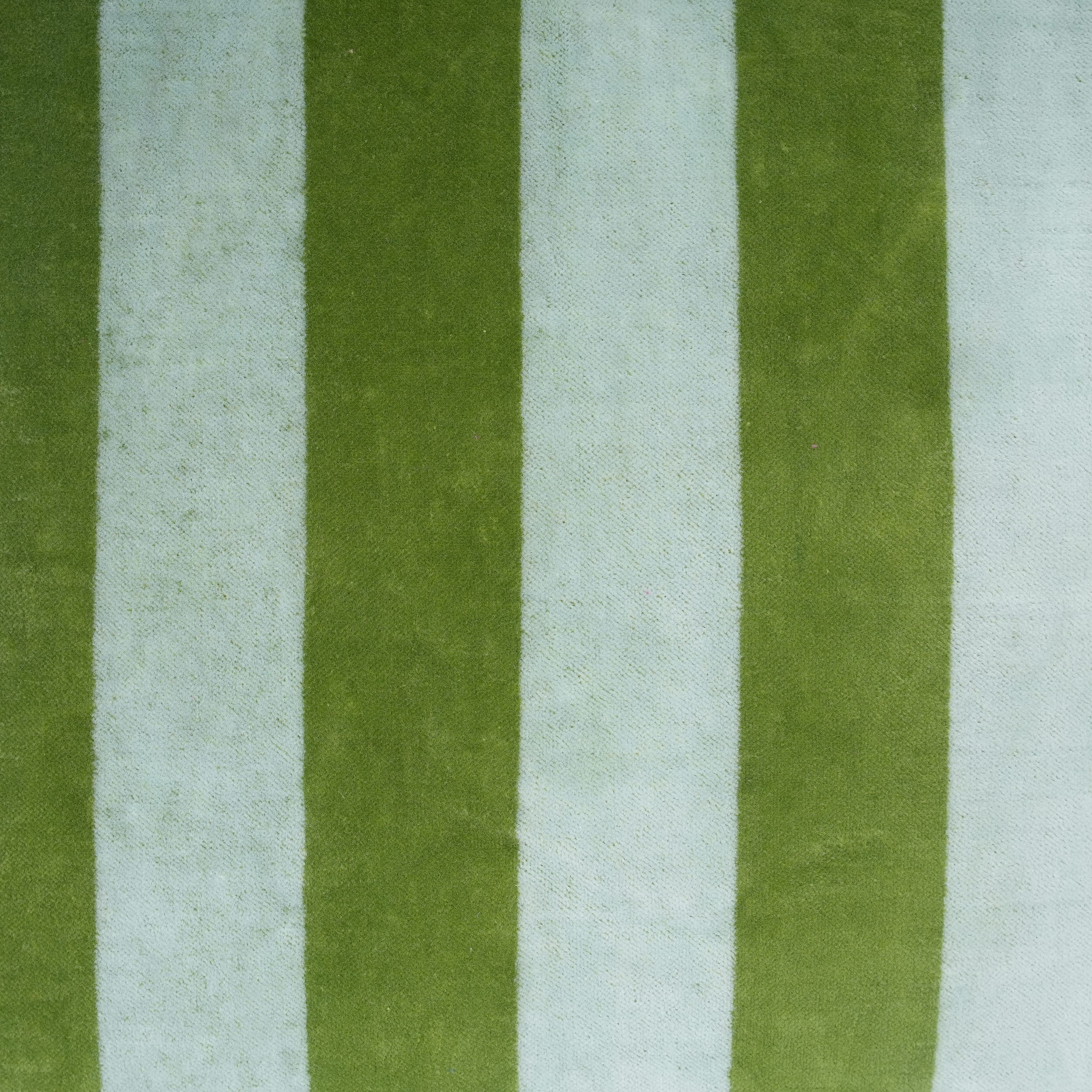 The Striped Velvet Cushion — handmade quilted velvet cushion cover, ethically made in Rajasthan, India