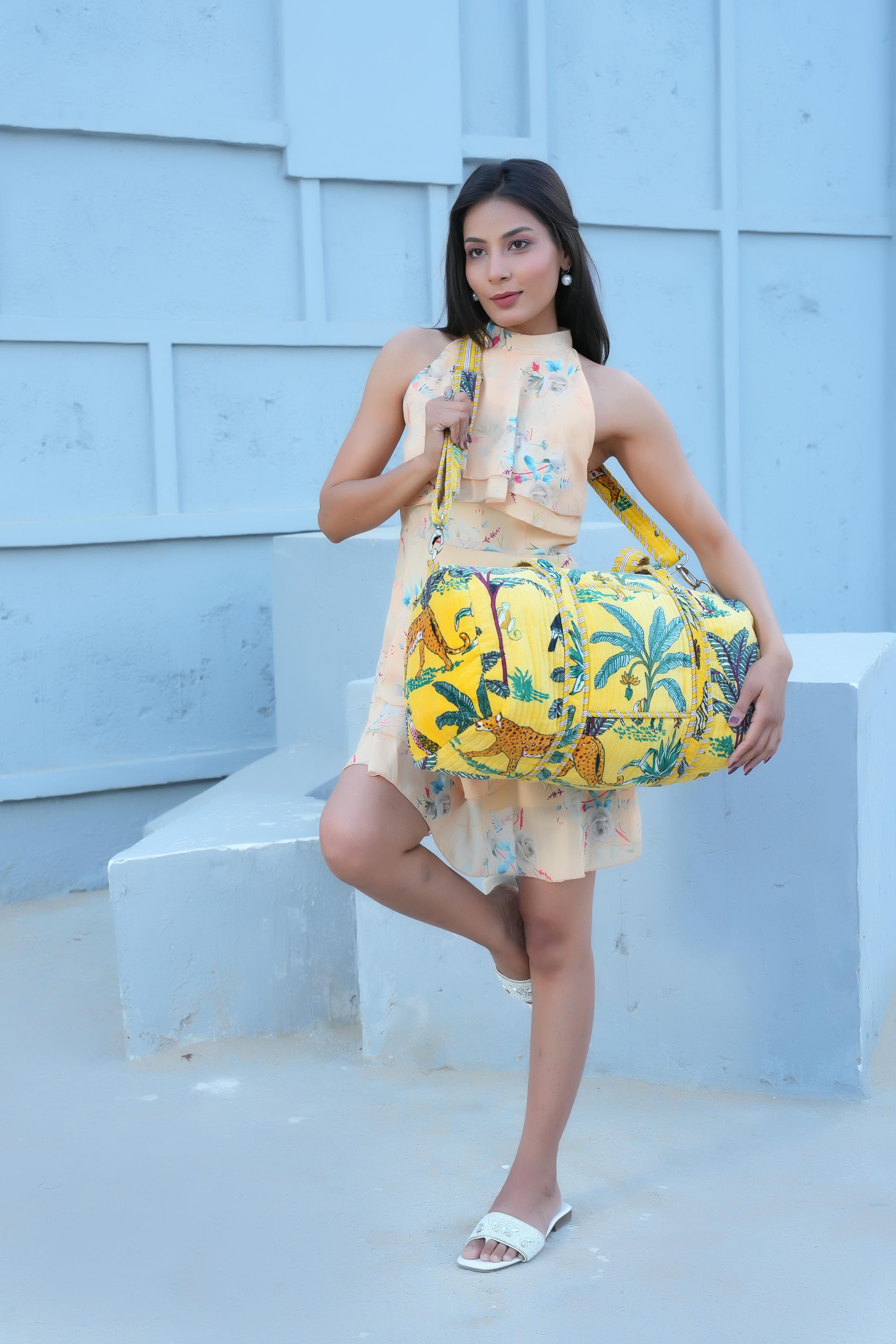 The Jungle Velvet Weekender