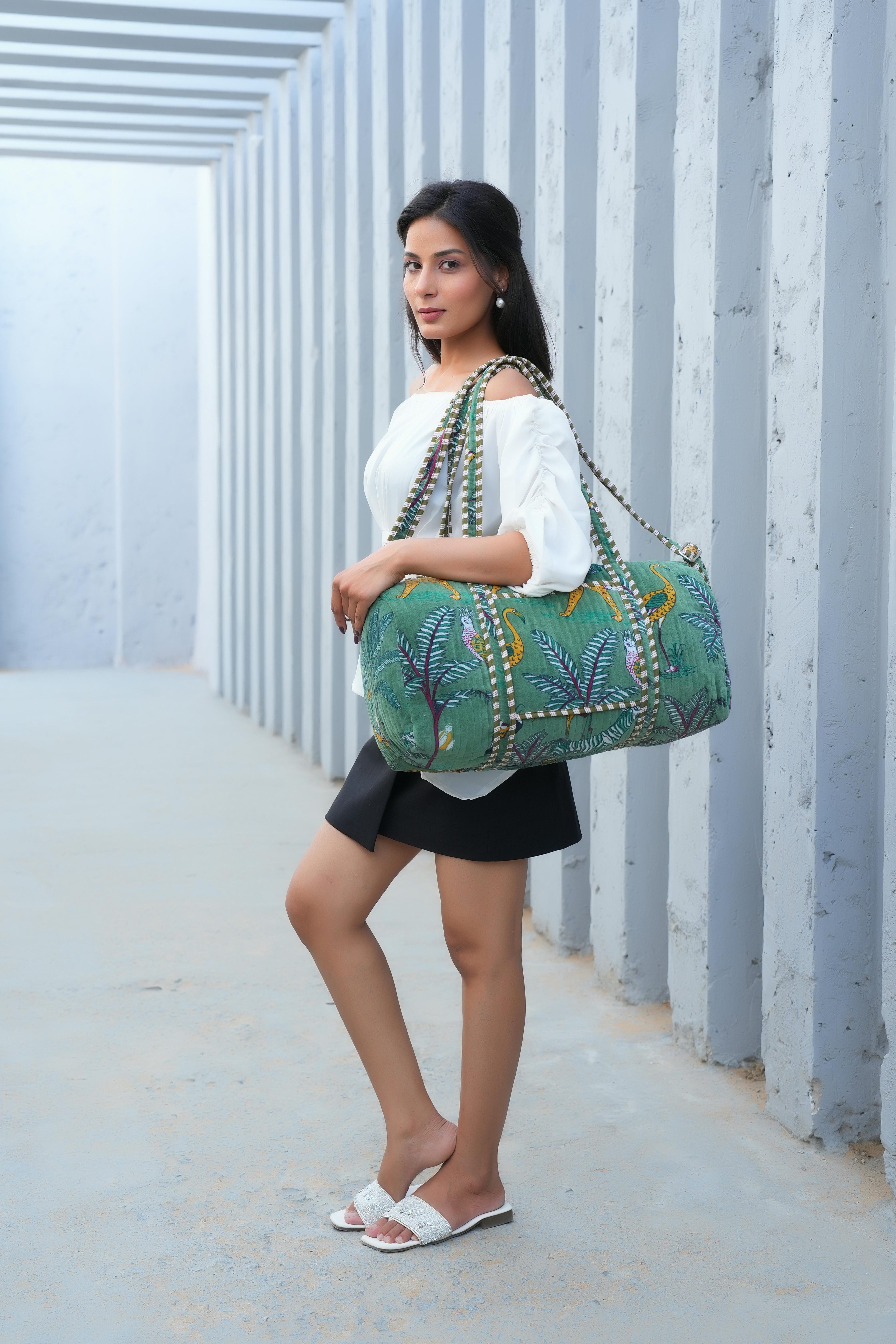 The Jungle Velvet Weekender