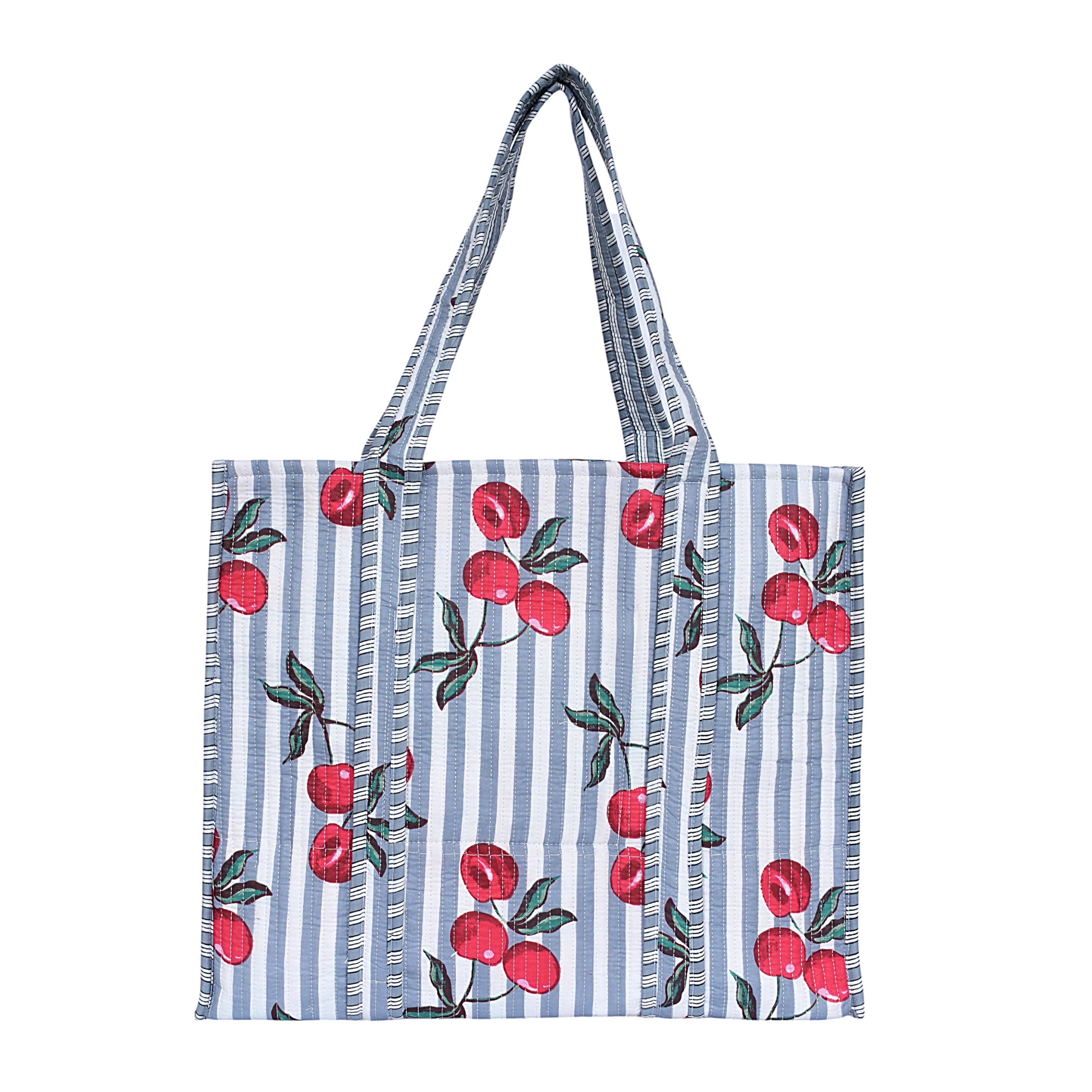 Summer Fruits Tote In Cherry