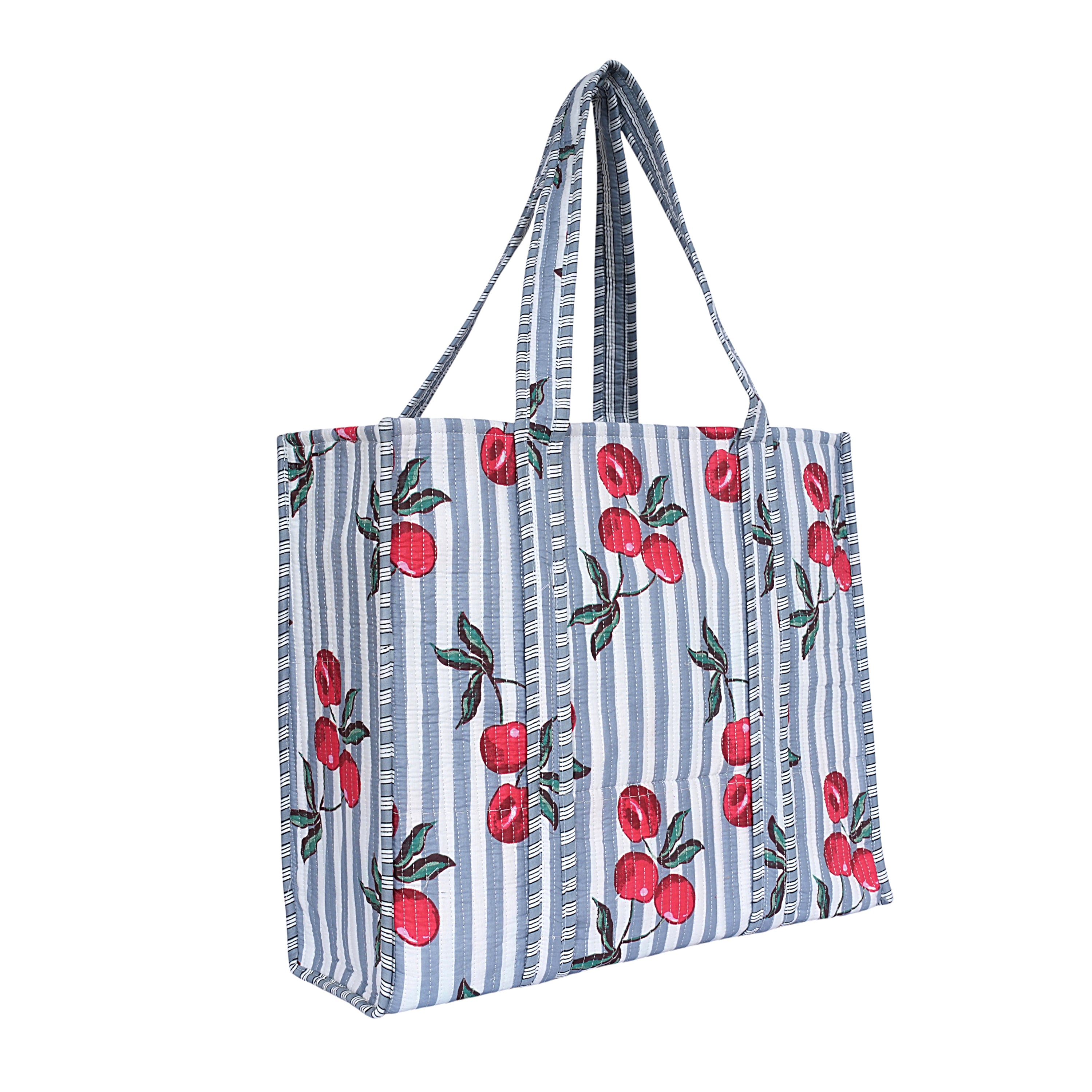 Summer Fruits Tote In Cherry