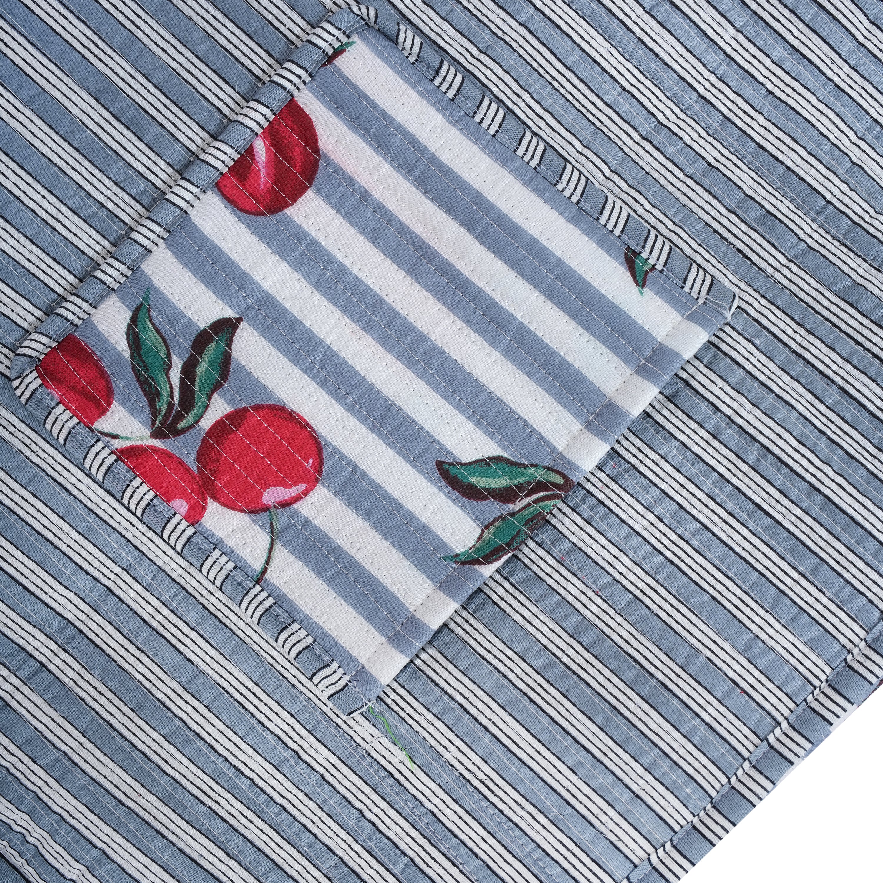 Summer Fruits Tote In Cherry