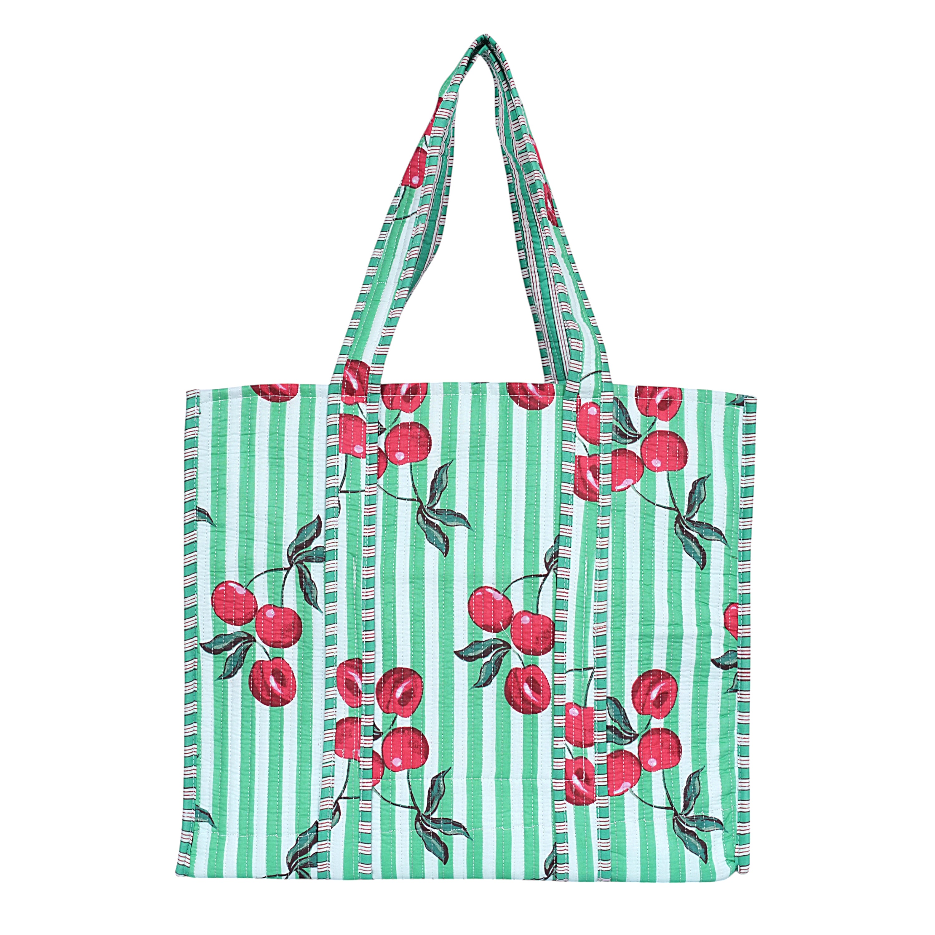 Summer Fruits Tote In Cherry