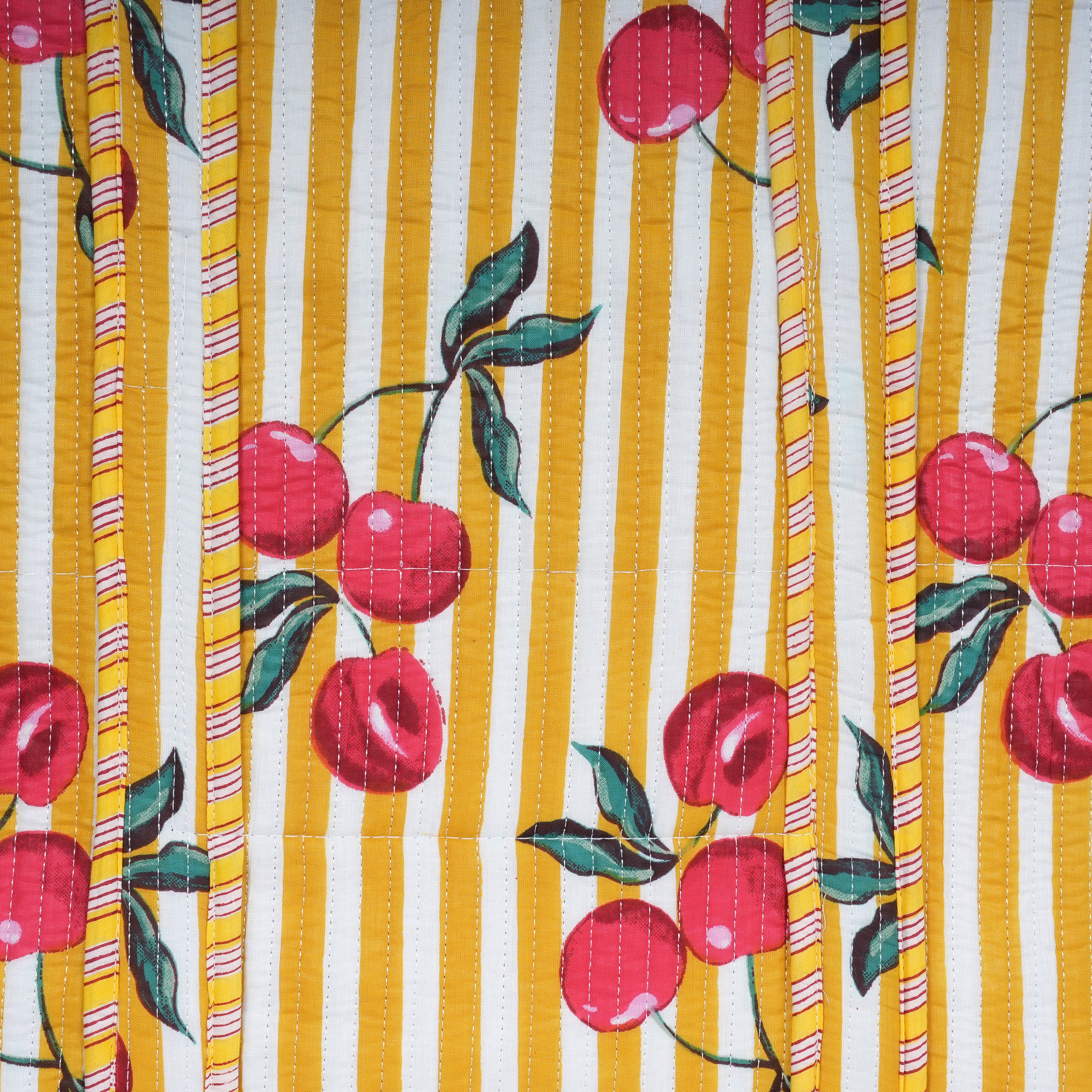 Summer Fruits Tote In Cherry