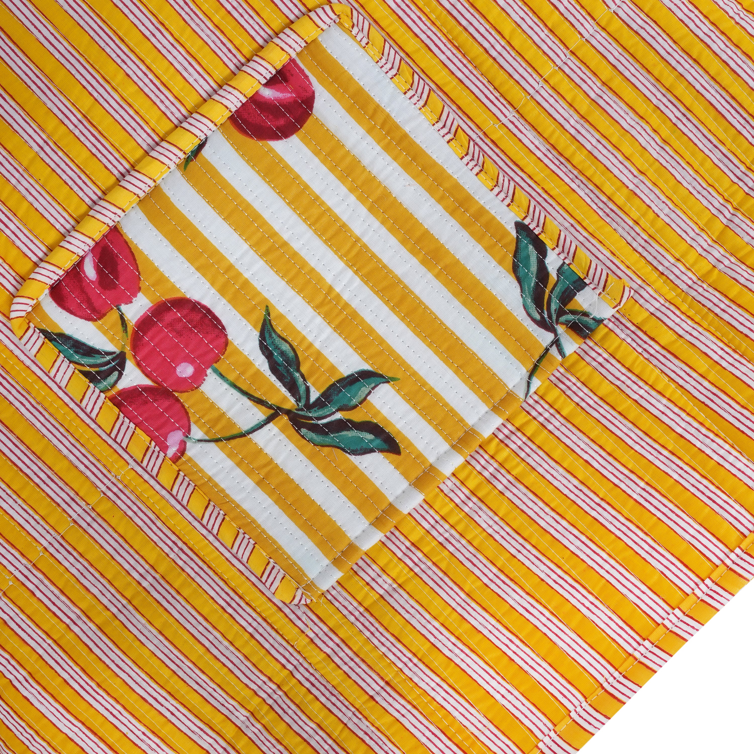 Summer Fruits Tote In Cherry