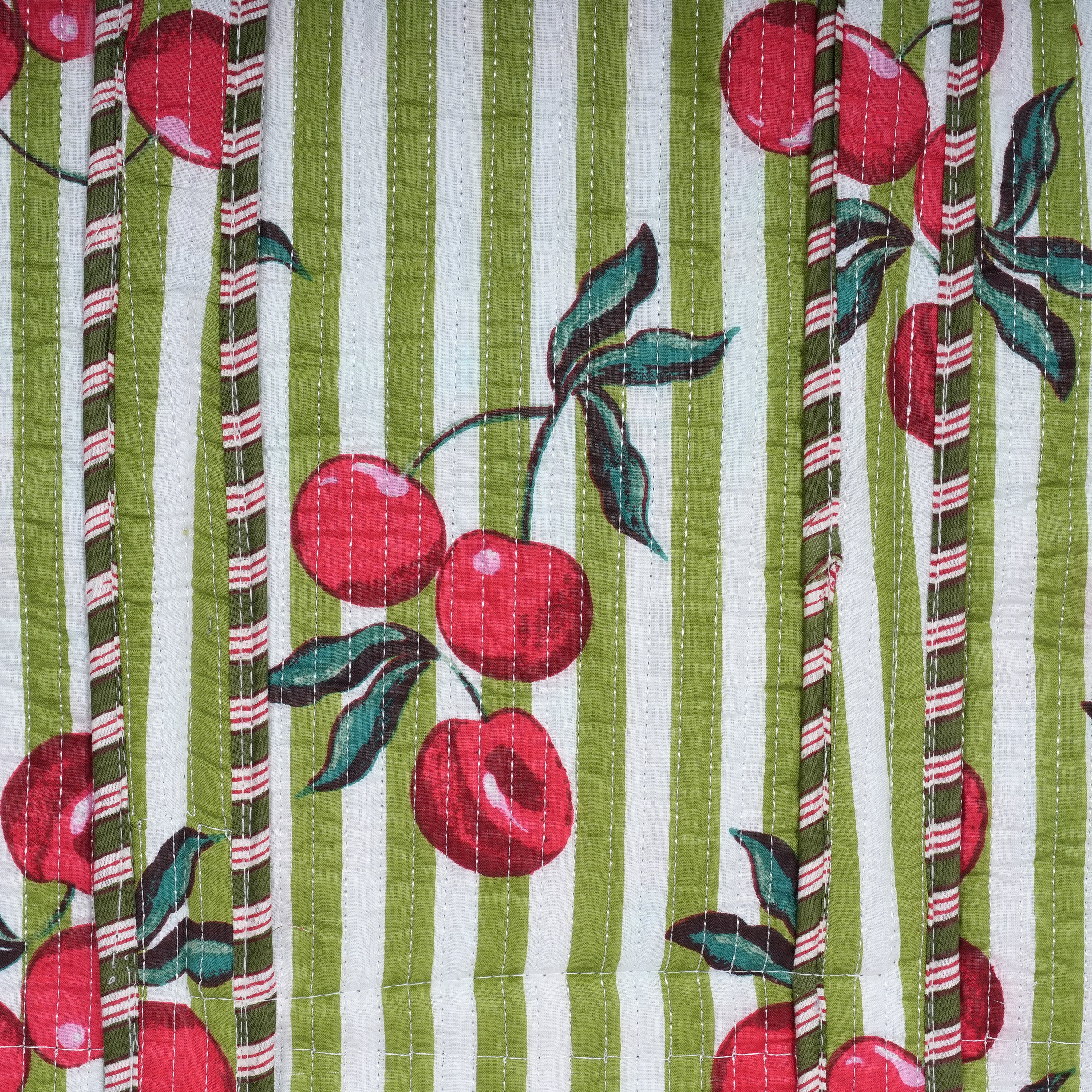 Summer Fruits Tote In Cherry