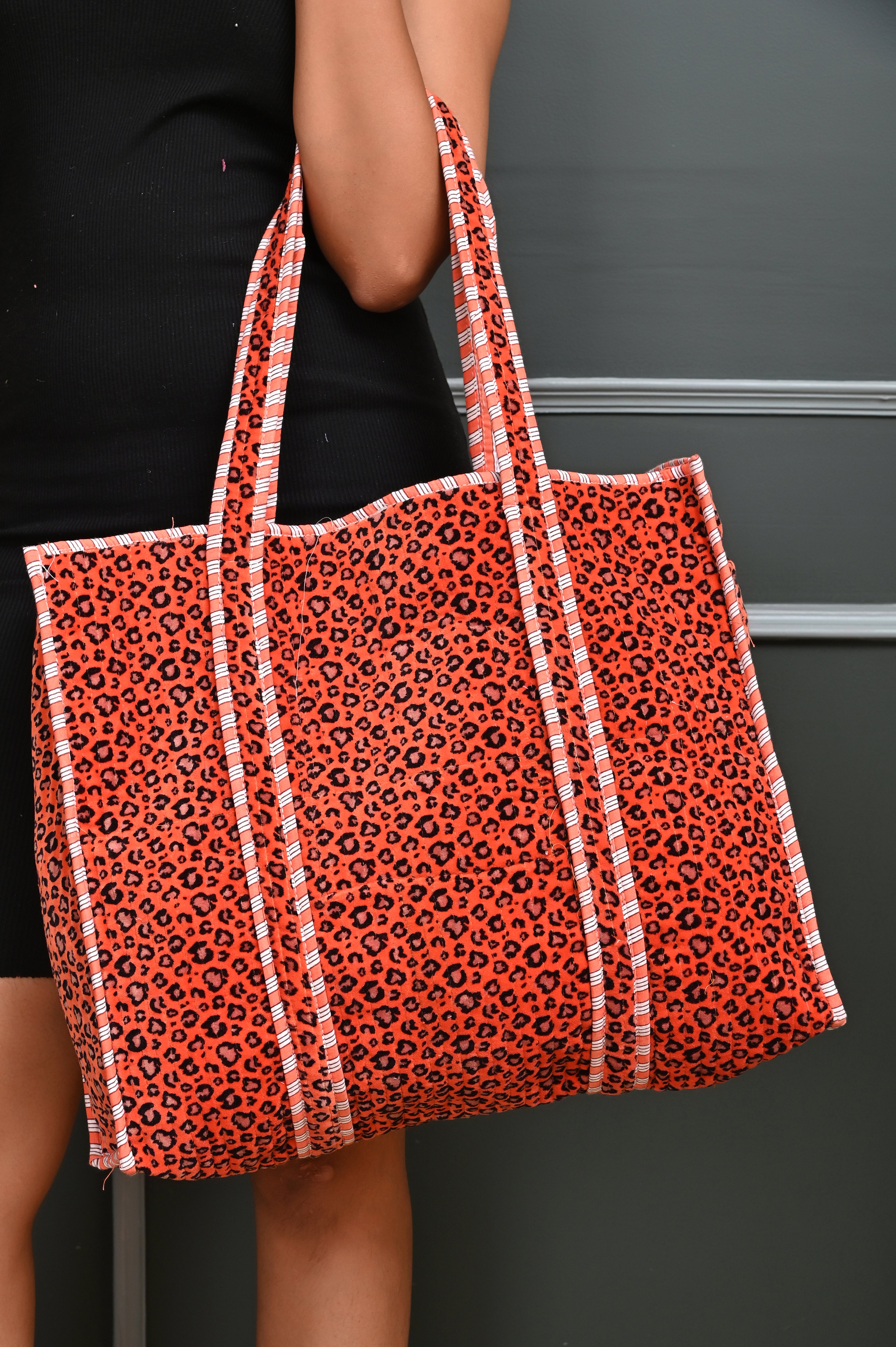 The Velvet Leopard Tote