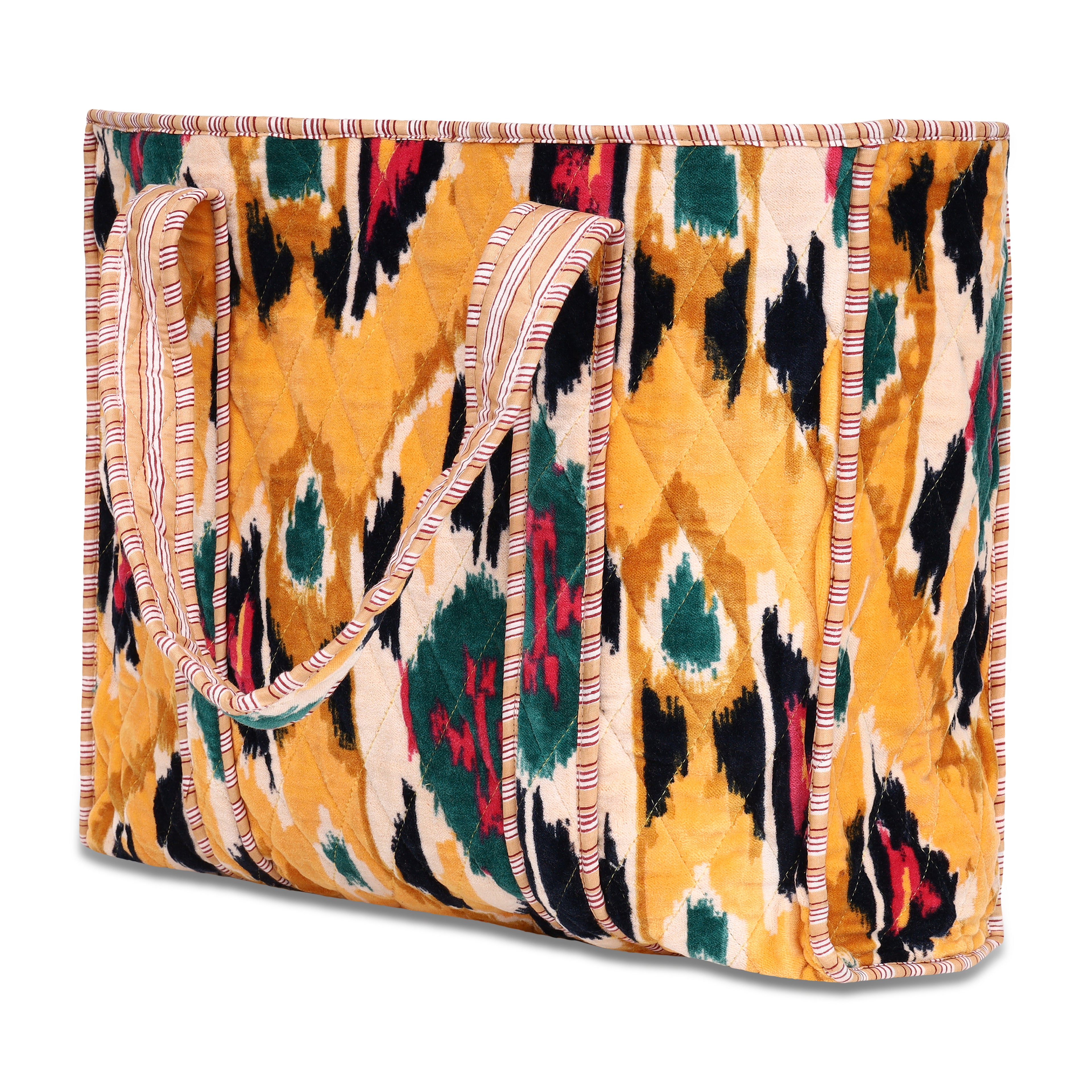 The Ikat Tote in Velvet
