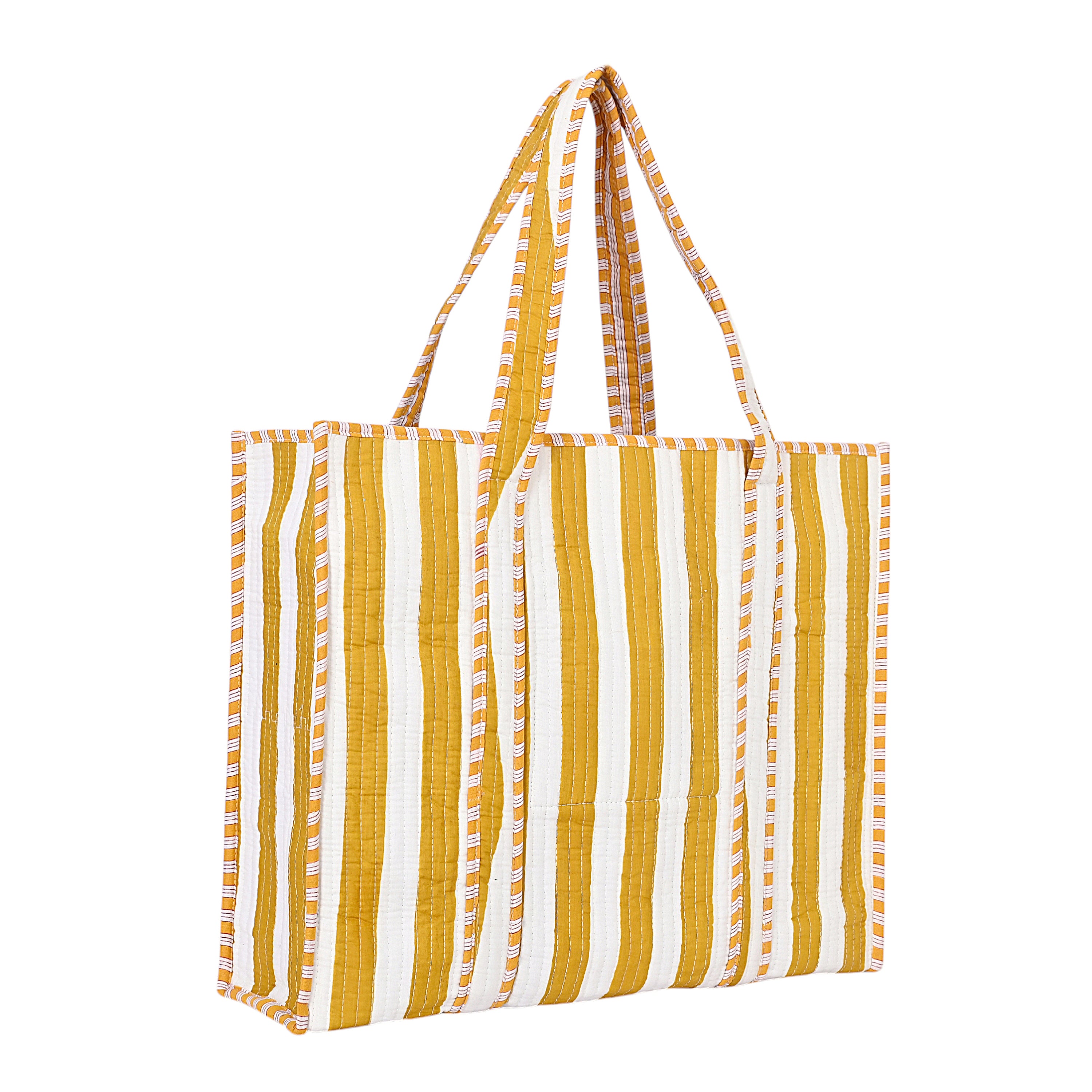 The Gold Stripe Tote