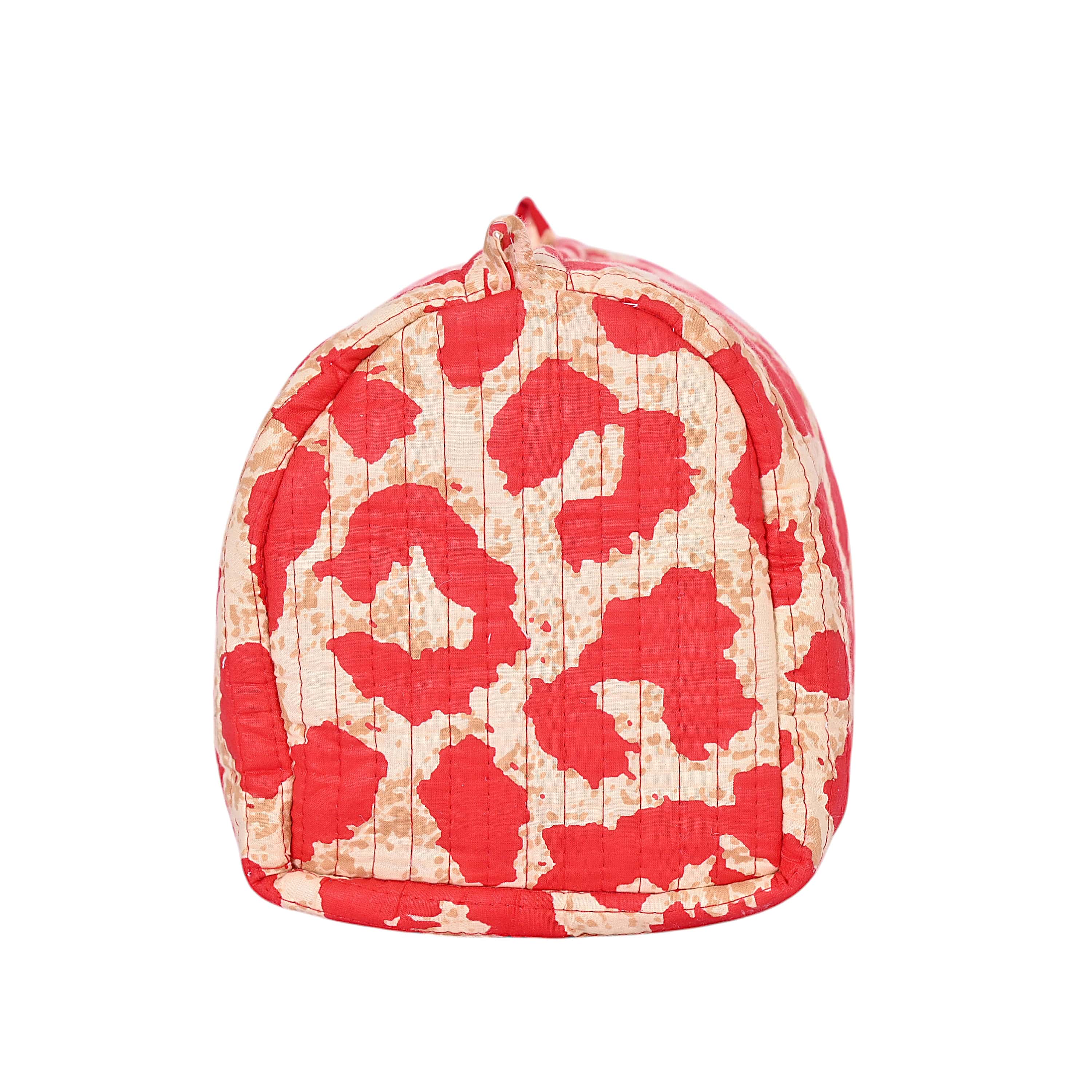 The Leopard Travel Set — handmade hand block printed cotton travel pouch set, ethically made in Rajasthan, India