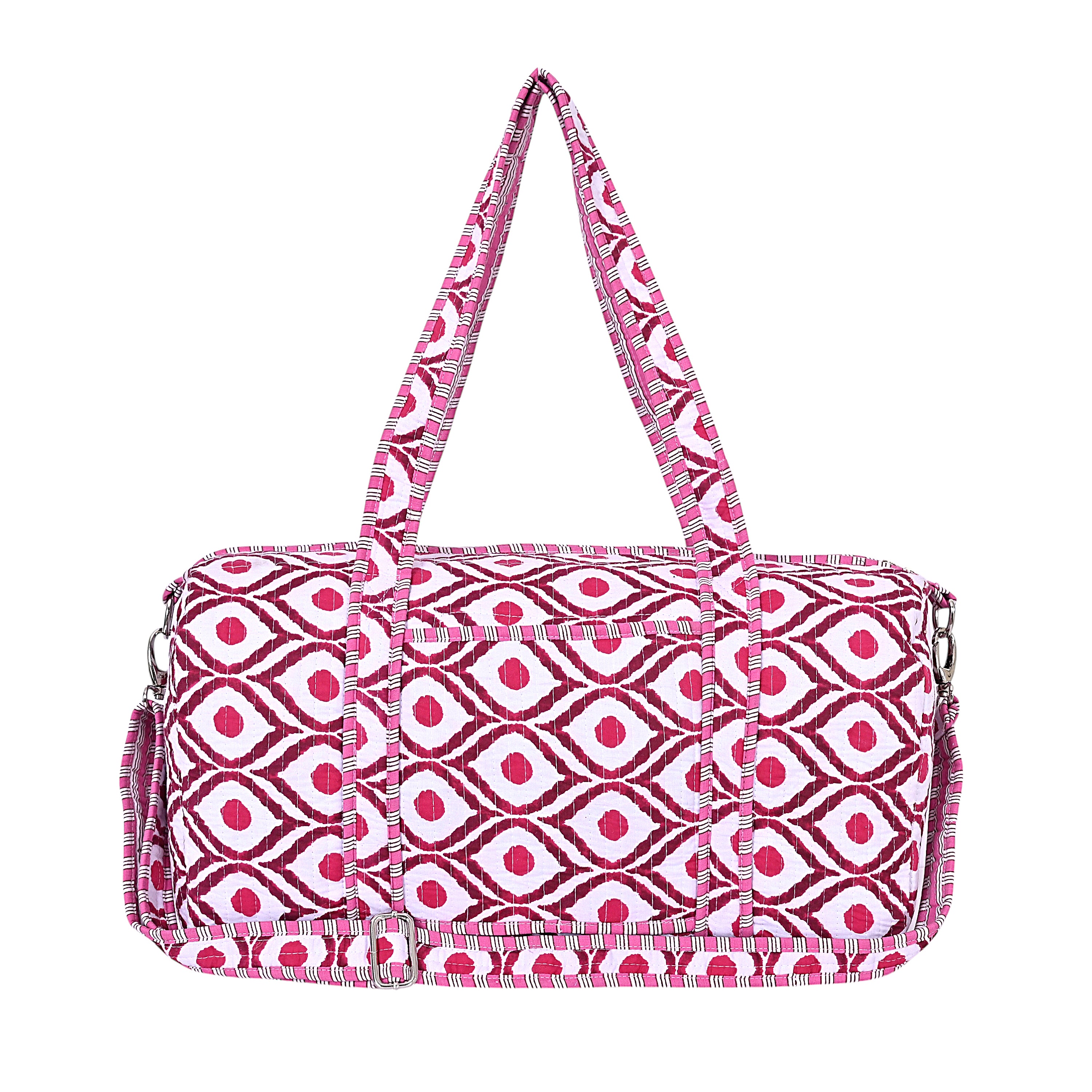 Diamond Cotton Weekender Bag