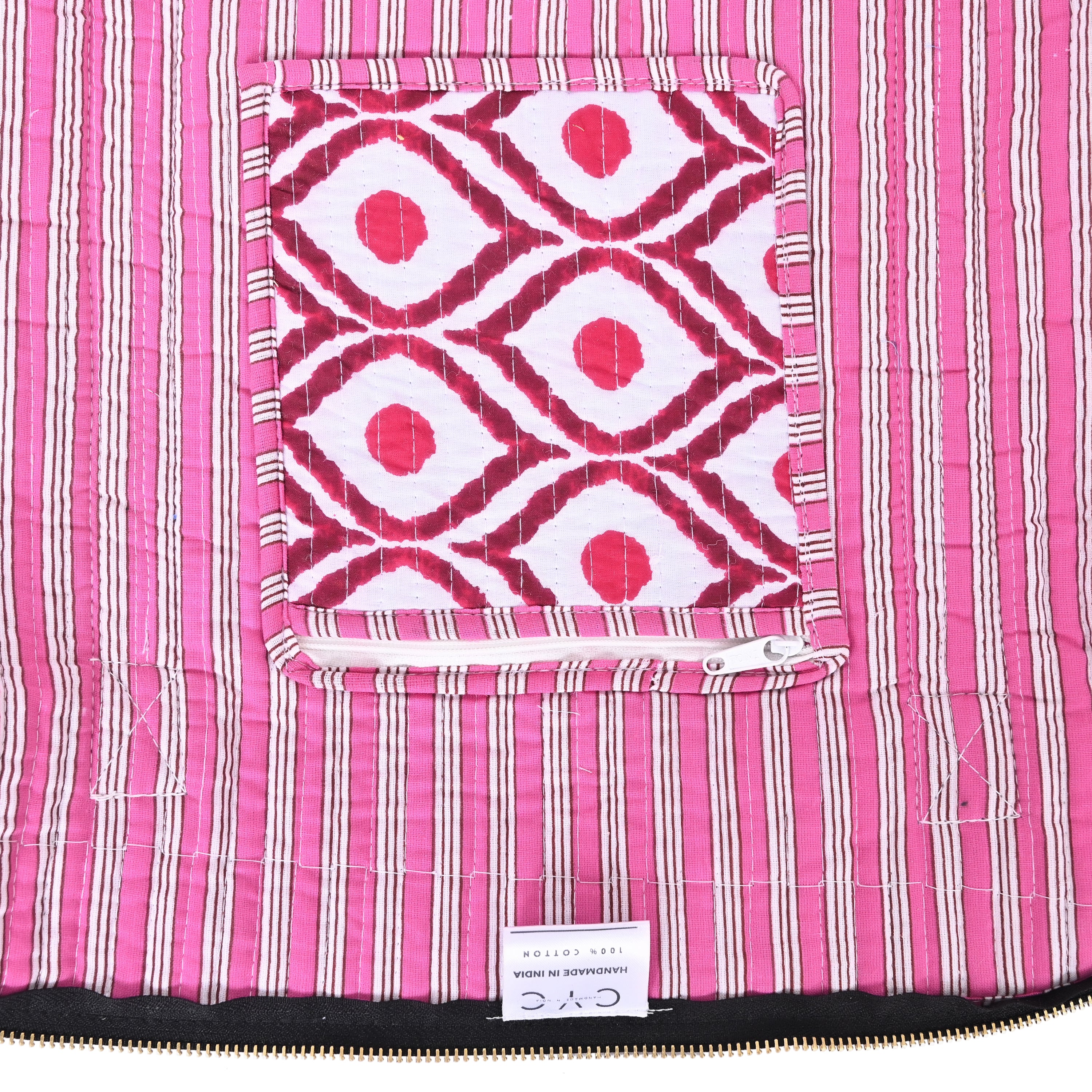 Diamond Cotton Weekender Bag