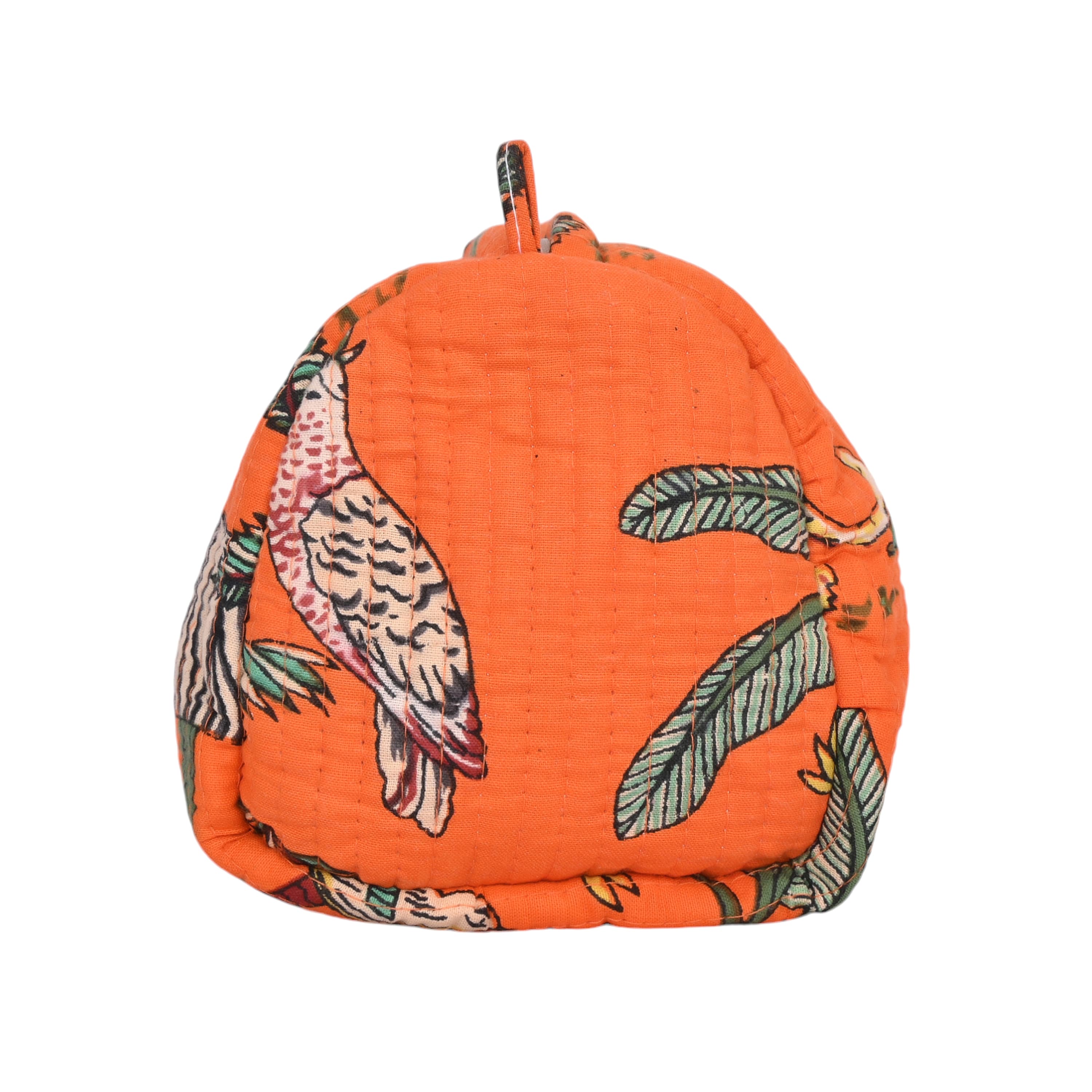 Mixed Jungle 3 Piece Travel Set — handmade hand block printed cotton travel pouch set, ethically made in Rajasthan, India