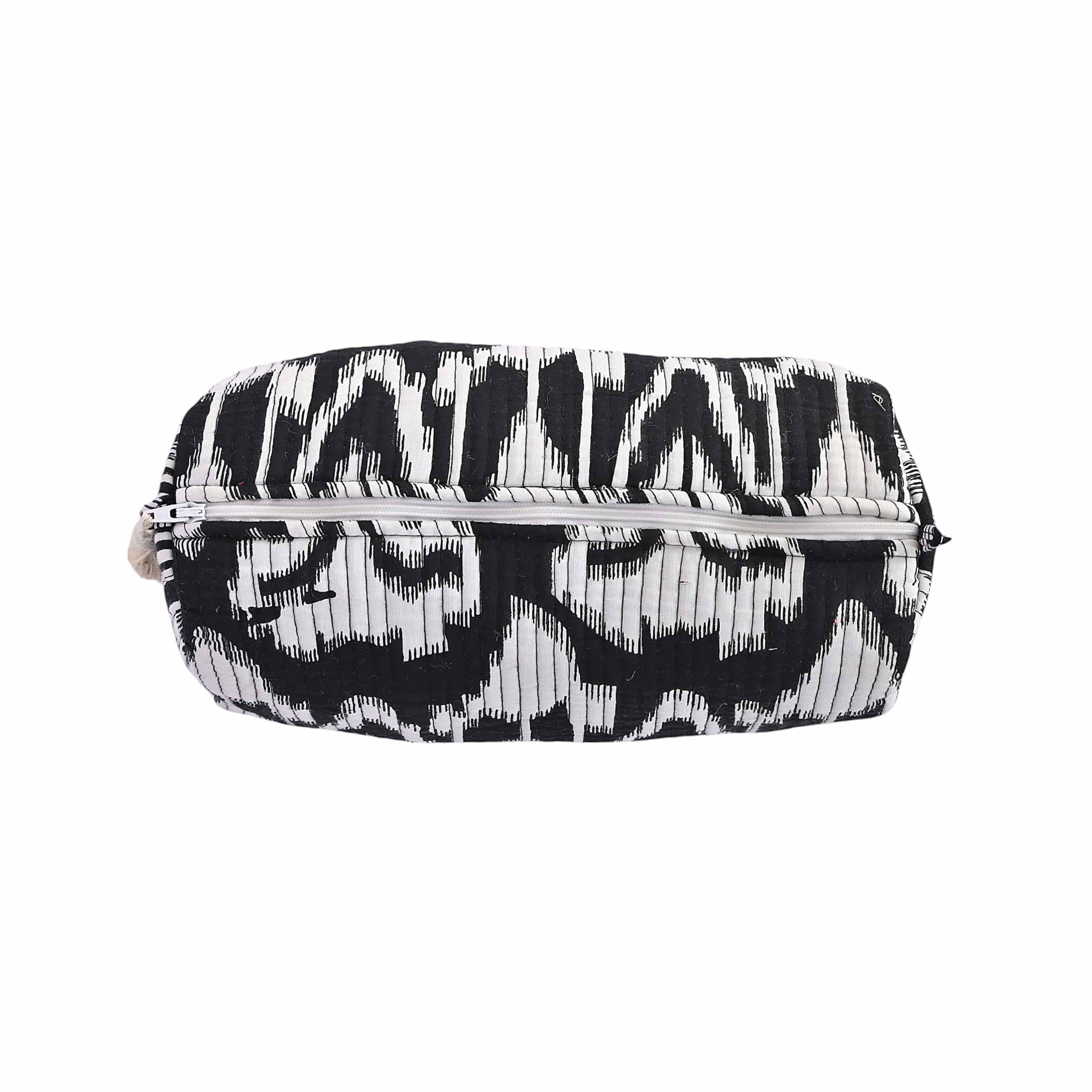 The Ikat Cotton Travel Set — handmade hand block printed cotton travel pouch set, ethically made in Rajasthan, India