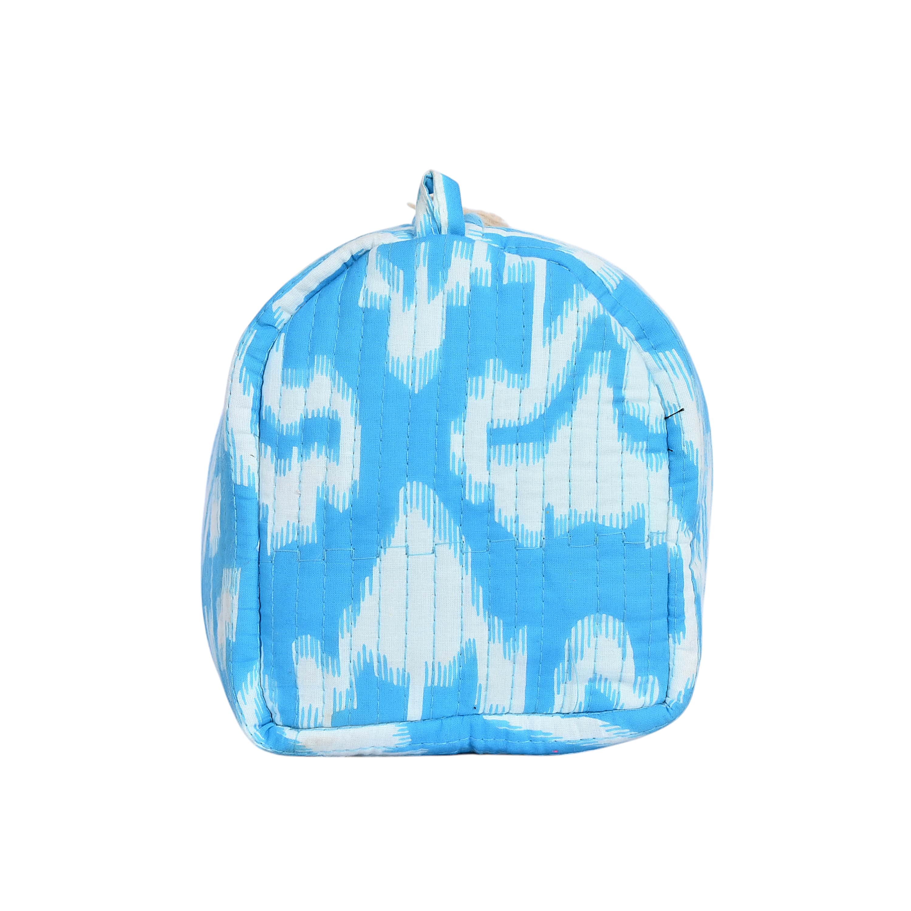 The Ikat Cotton Travel Set — handmade hand block printed cotton travel pouch set, ethically made in Rajasthan, India