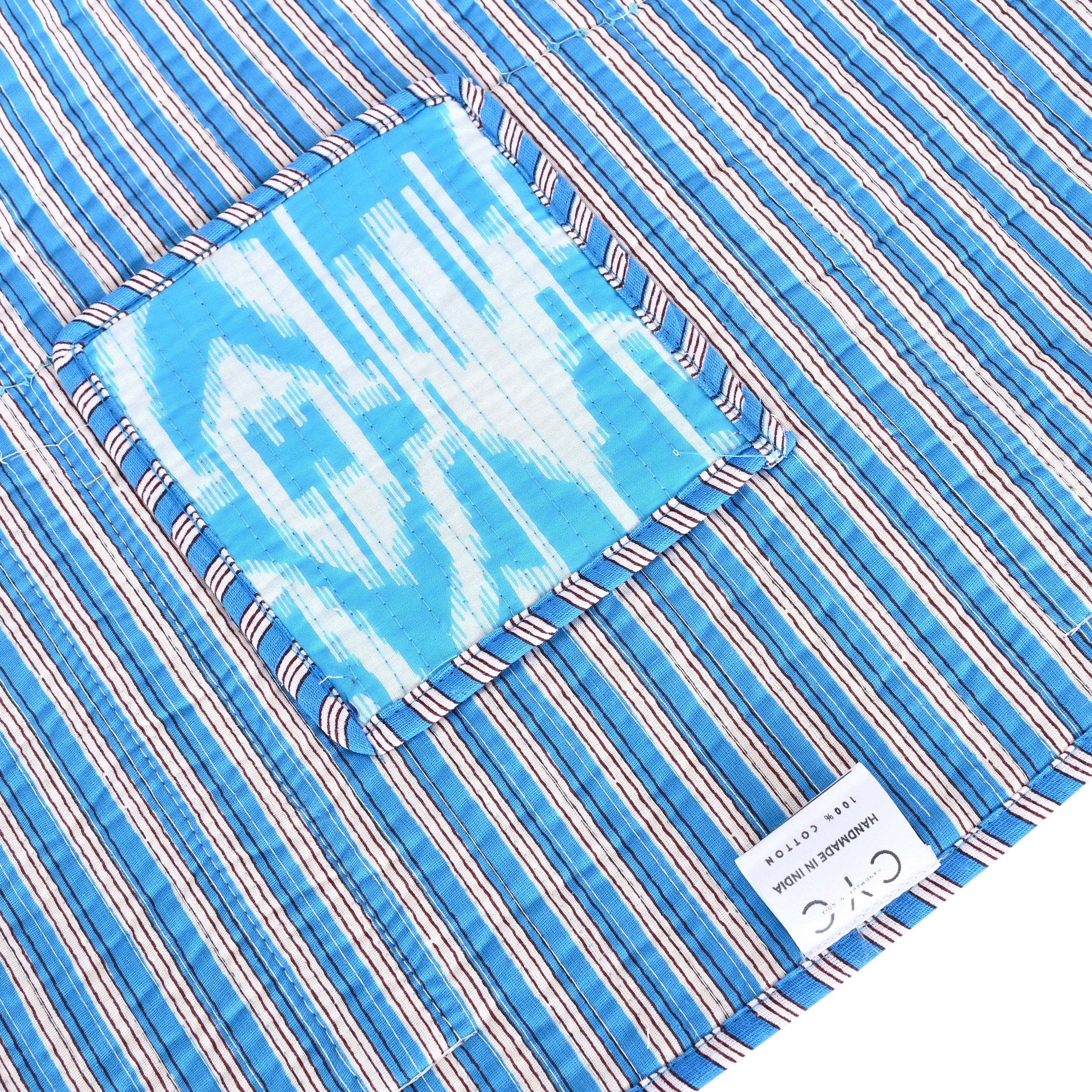 Handcrafted Ikat Tote Bag