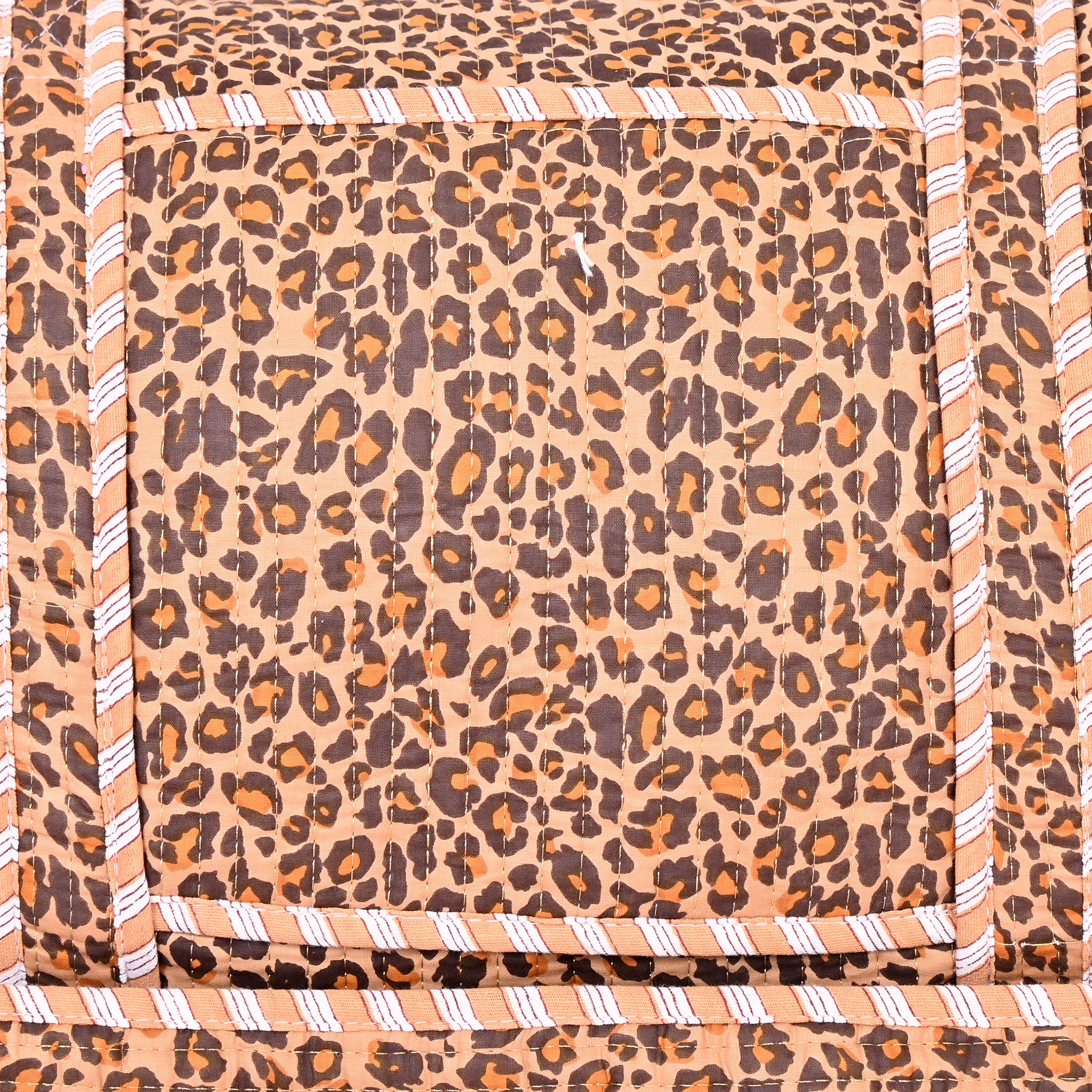 Brown Leopard Print Weekender Bag