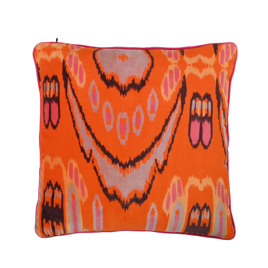 Velvet Ikat Cushion