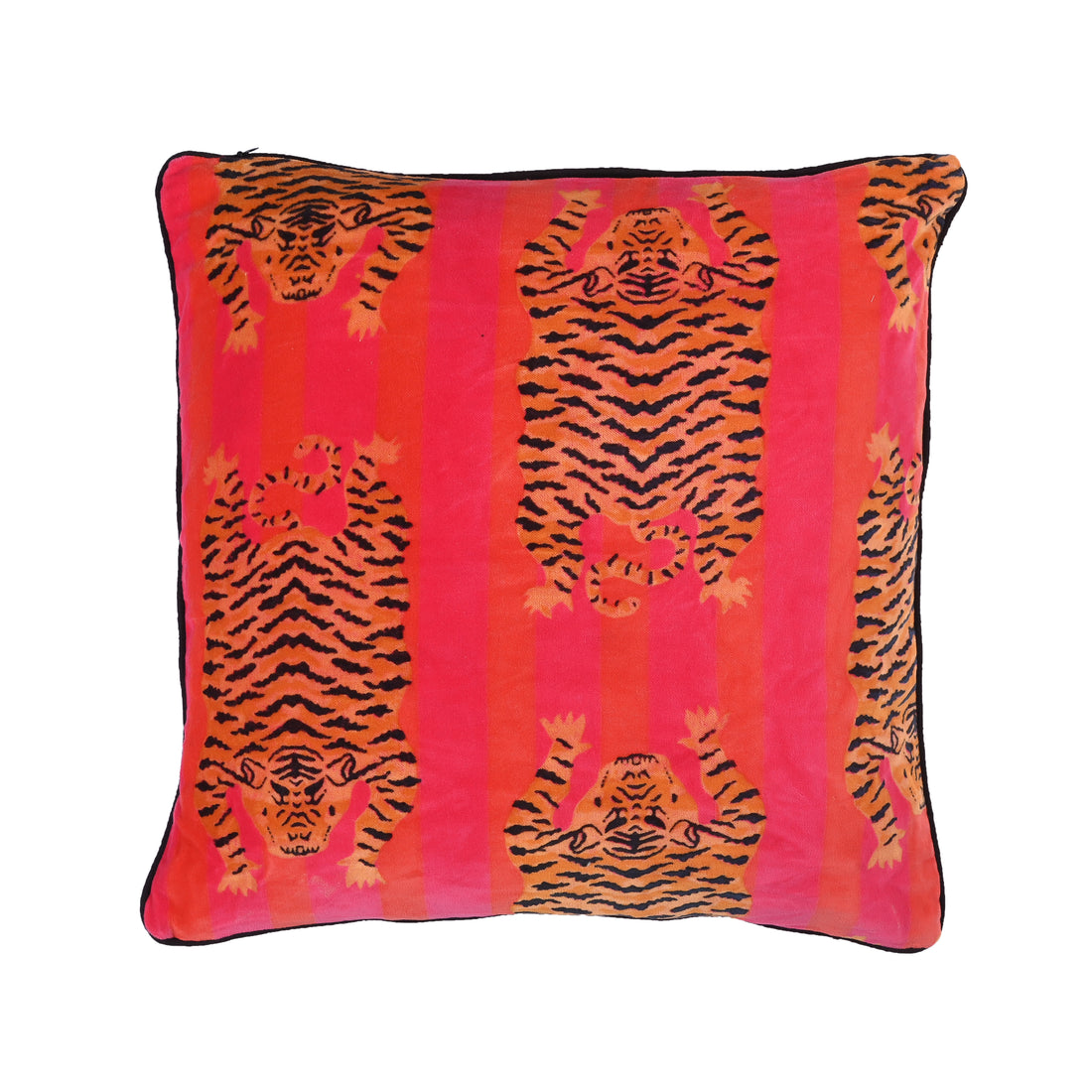 Velvet Tibetan Tiger Cushion