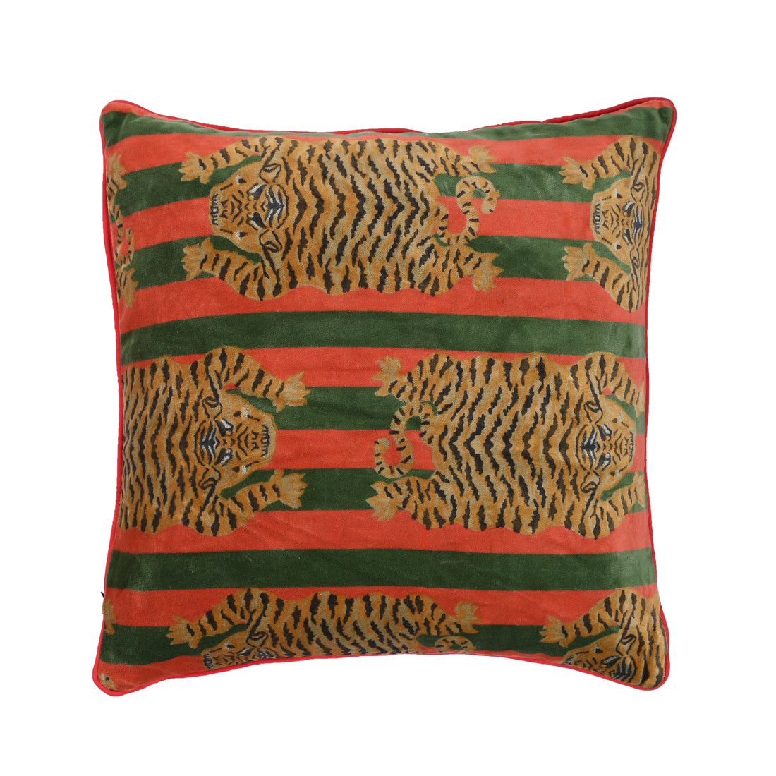 Velvet Tibetan Tiger Cushion