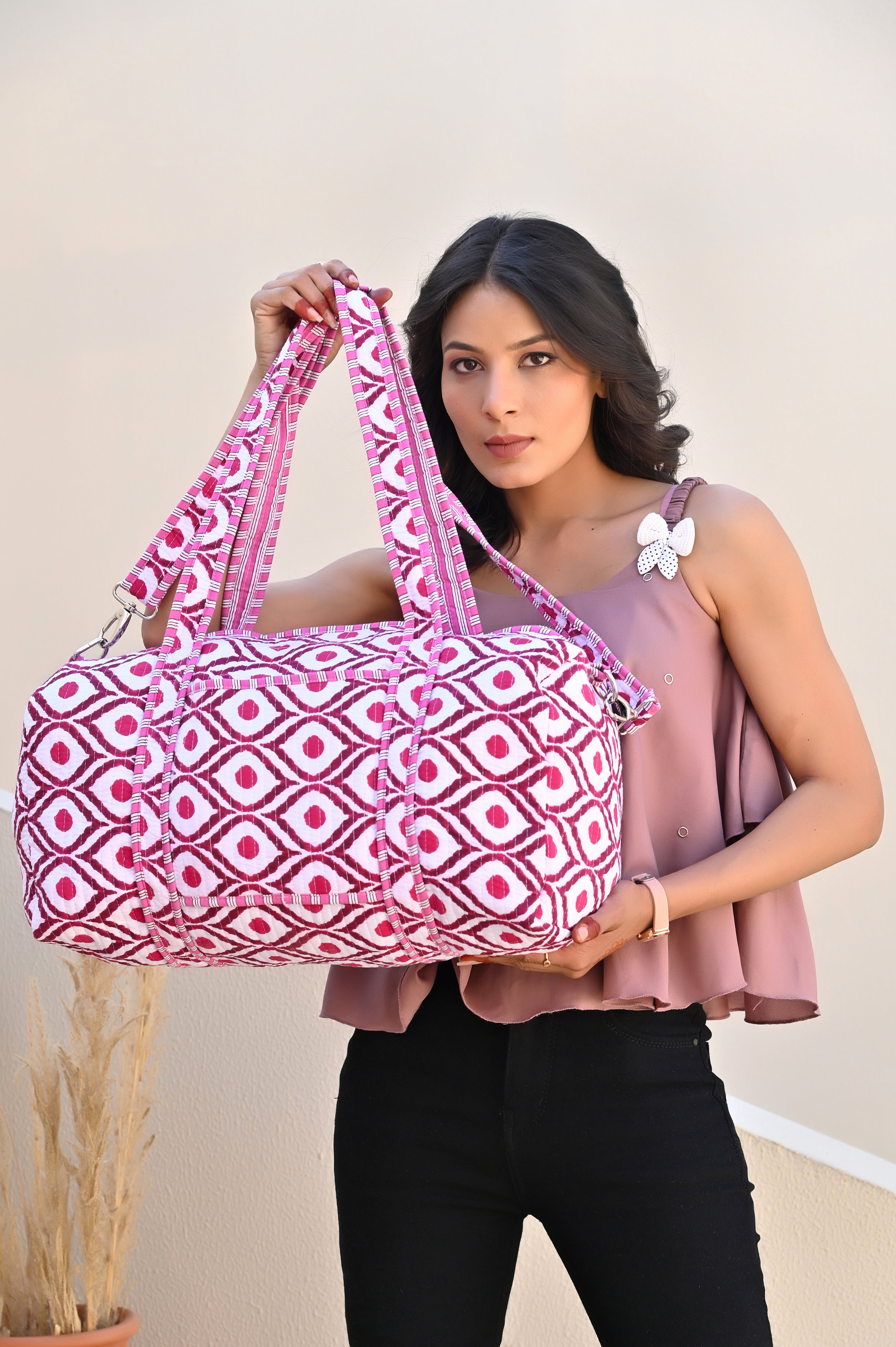 The Diamond Cotton Weekender