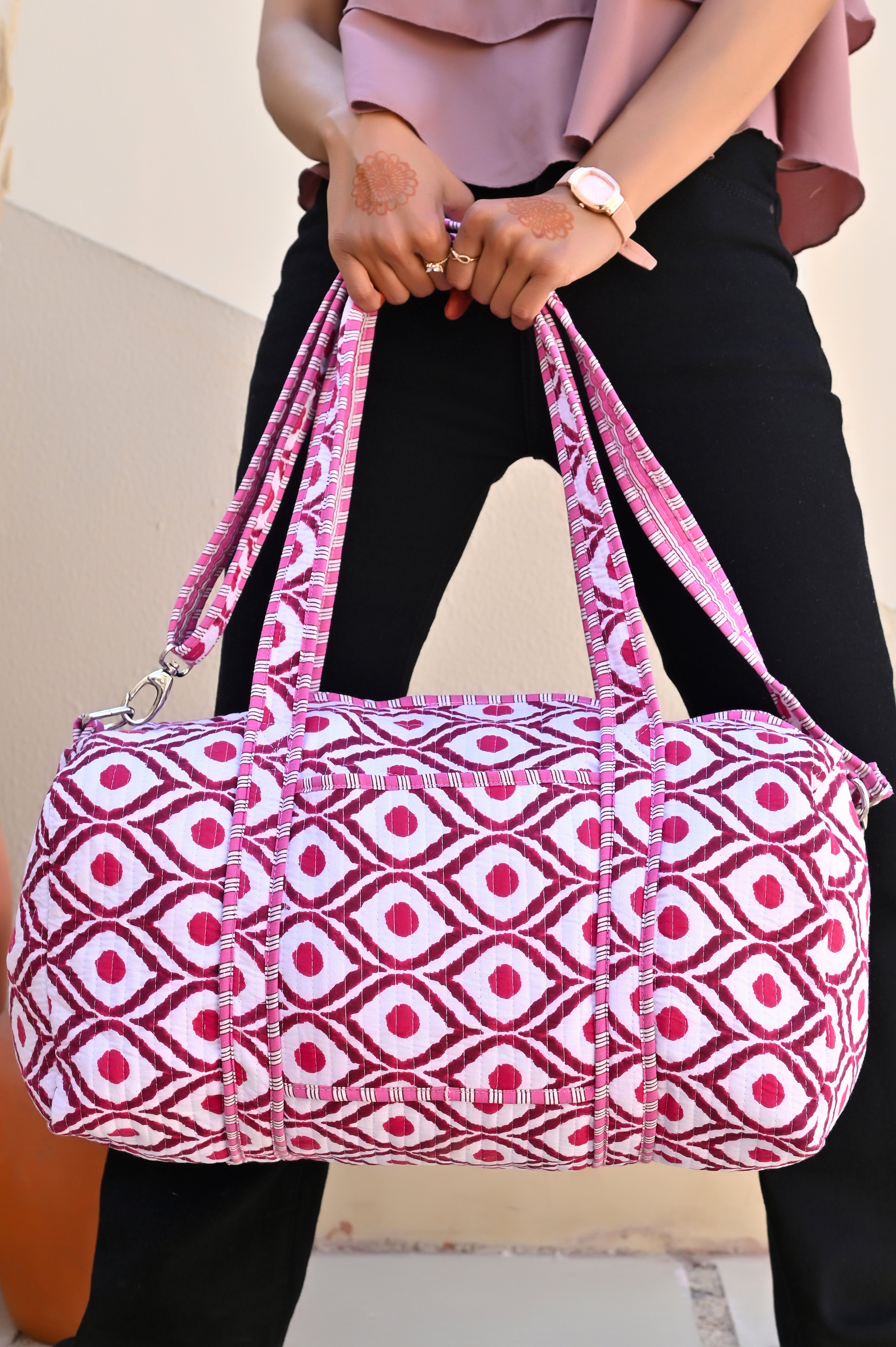 The Diamond Cotton Weekender