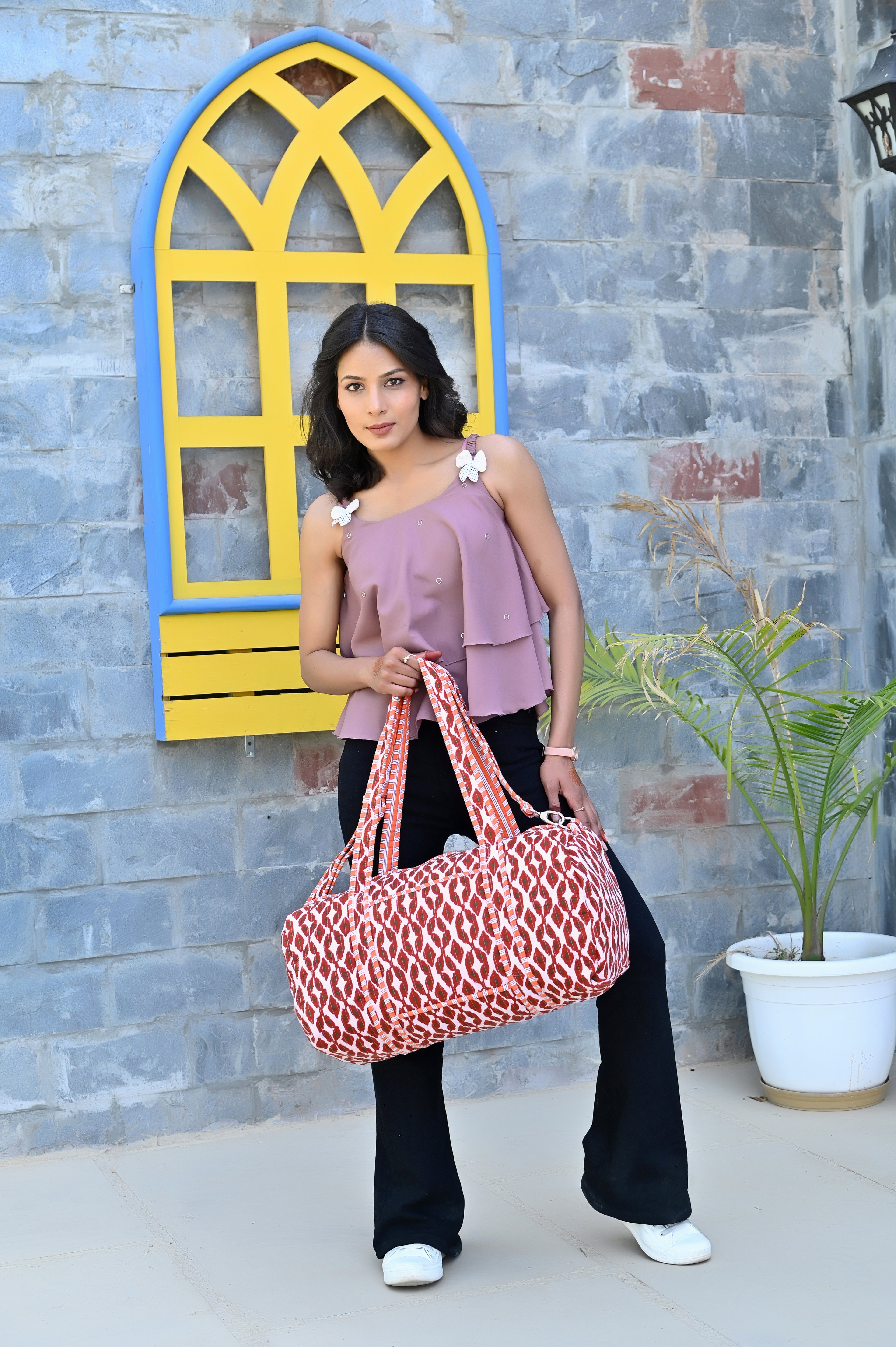 The Nocturne Ikat Weekender