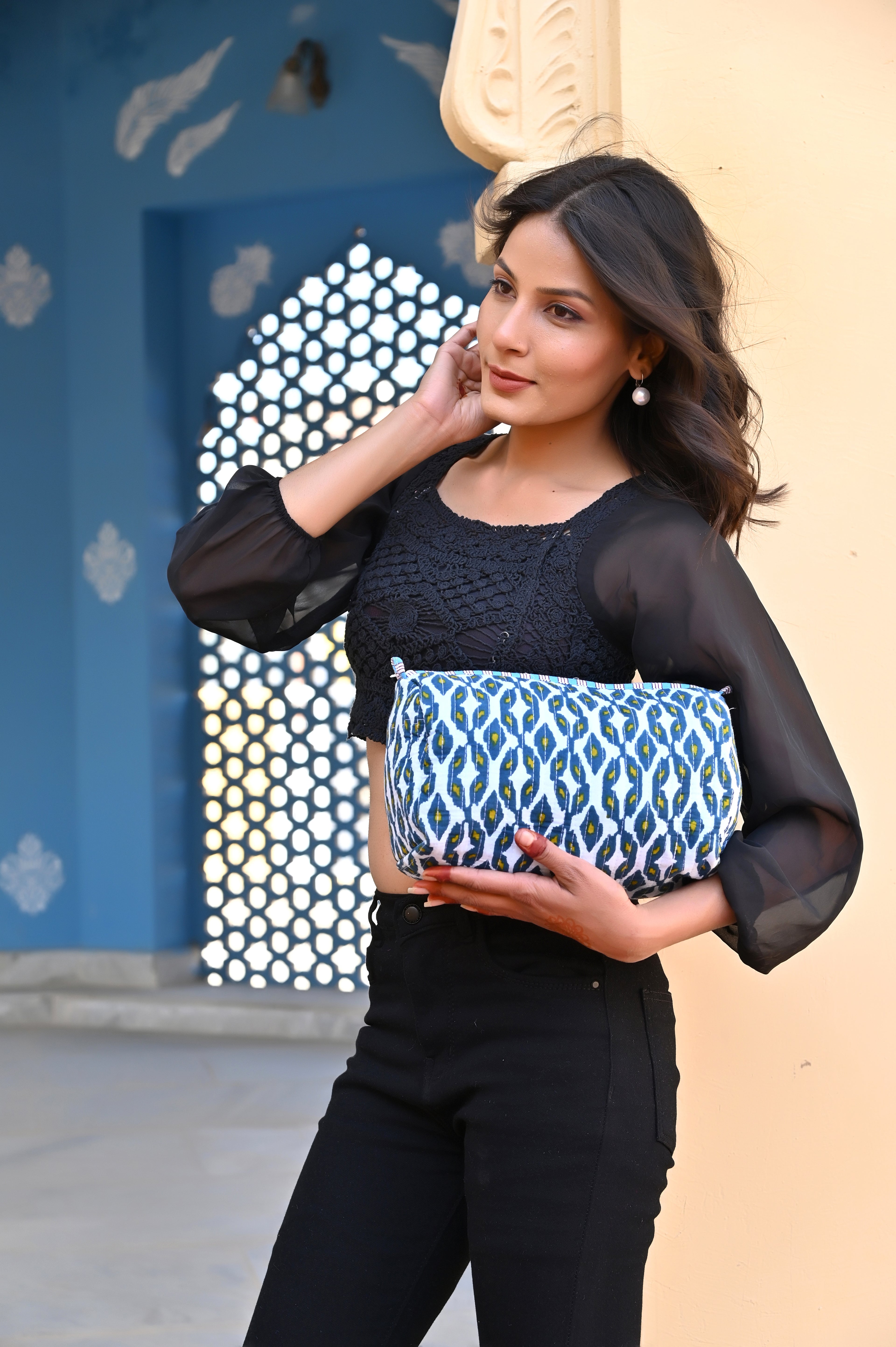 Nocturne Ikat Travel Set