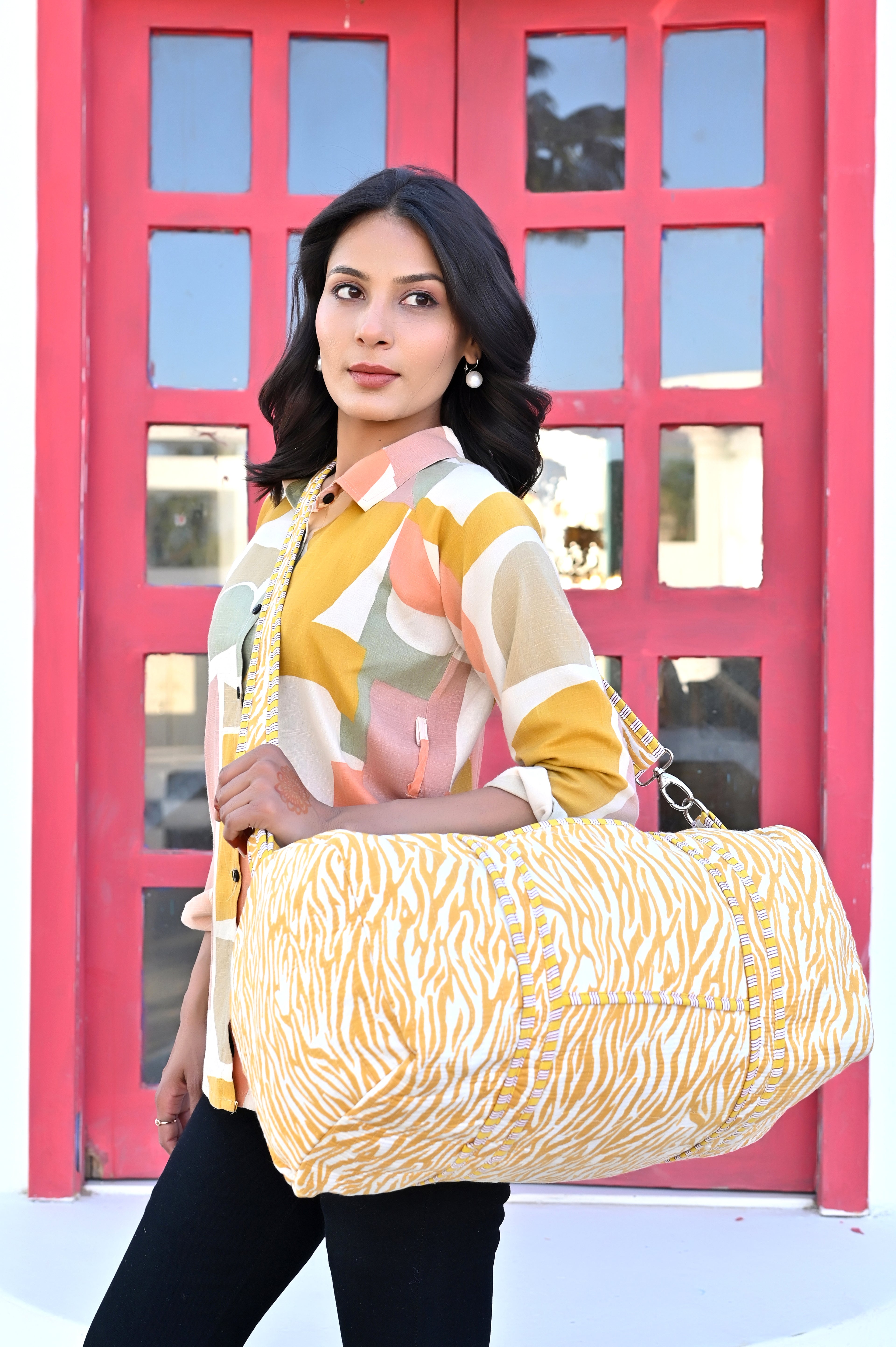 The Zebra Cotton Weekender