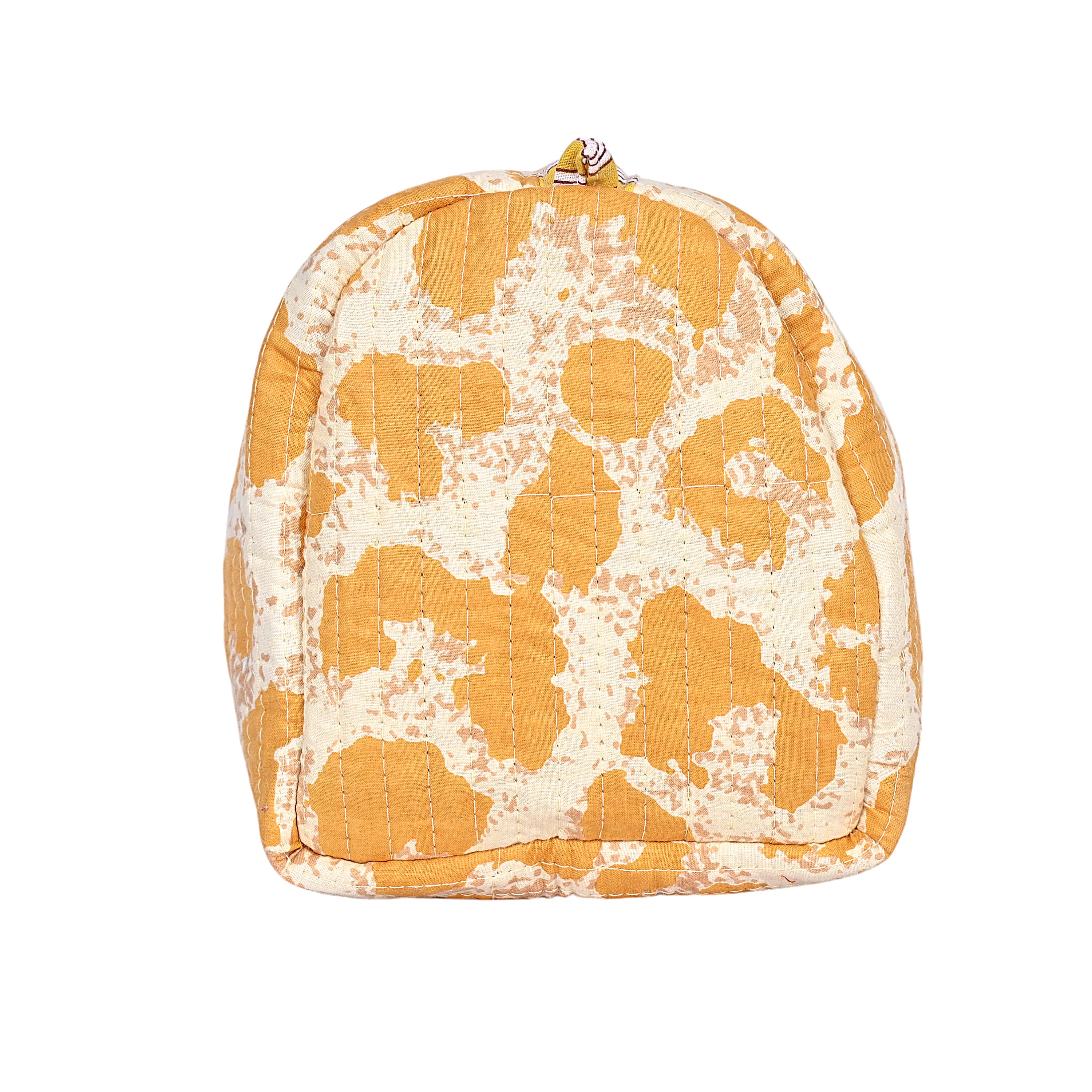 The Leopard Travel Set — handmade hand block printed cotton travel pouch set, ethically made in Rajasthan, India