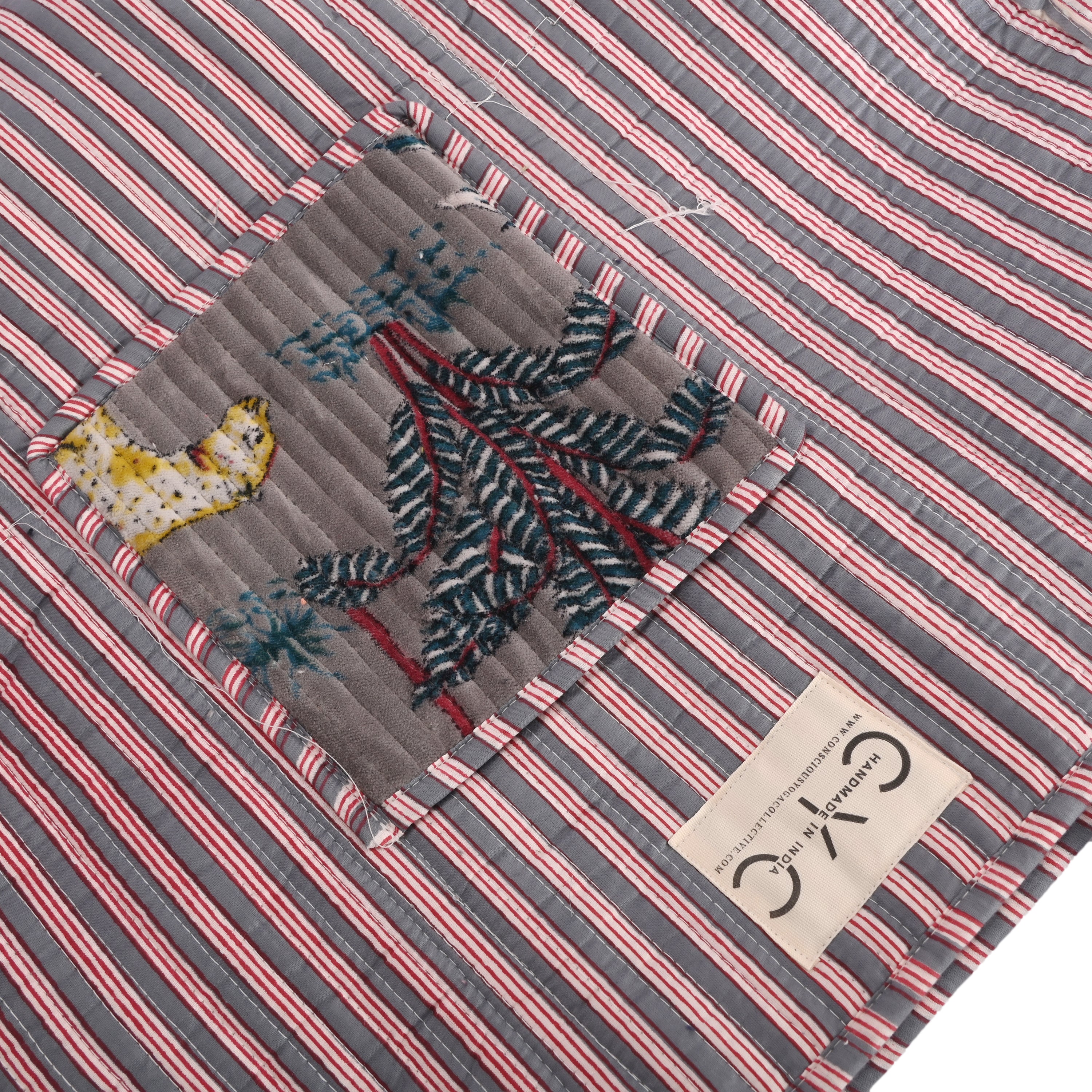 The Jungle Tote in Velvet