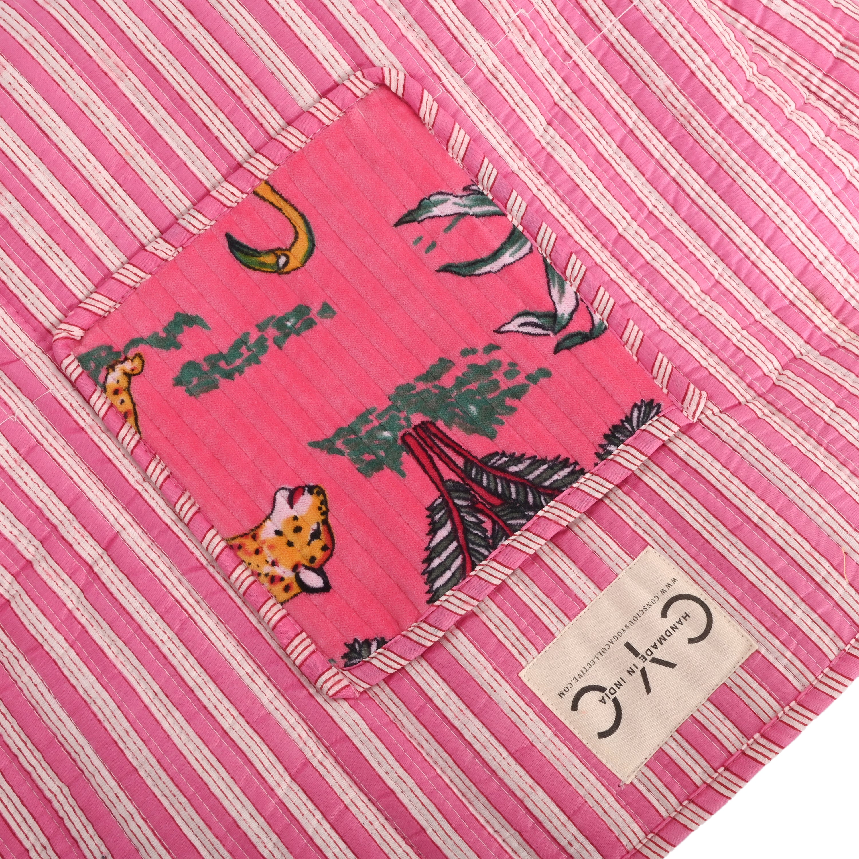 The Jungle Tote in Velvet