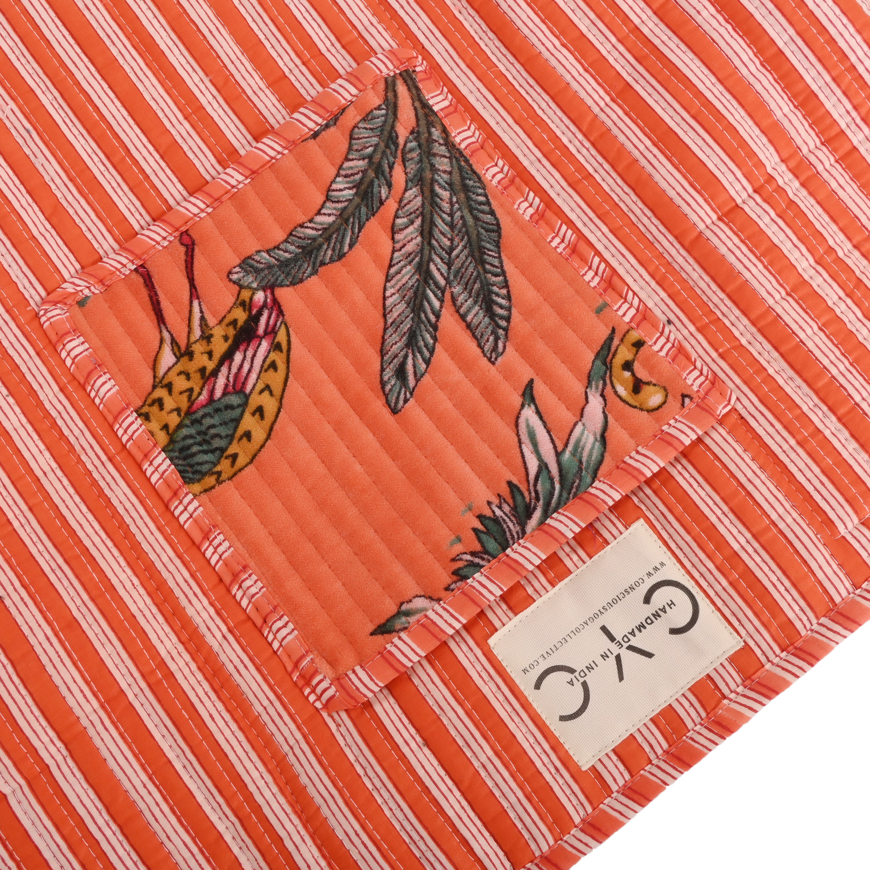 The Jungle Tote in Velvet