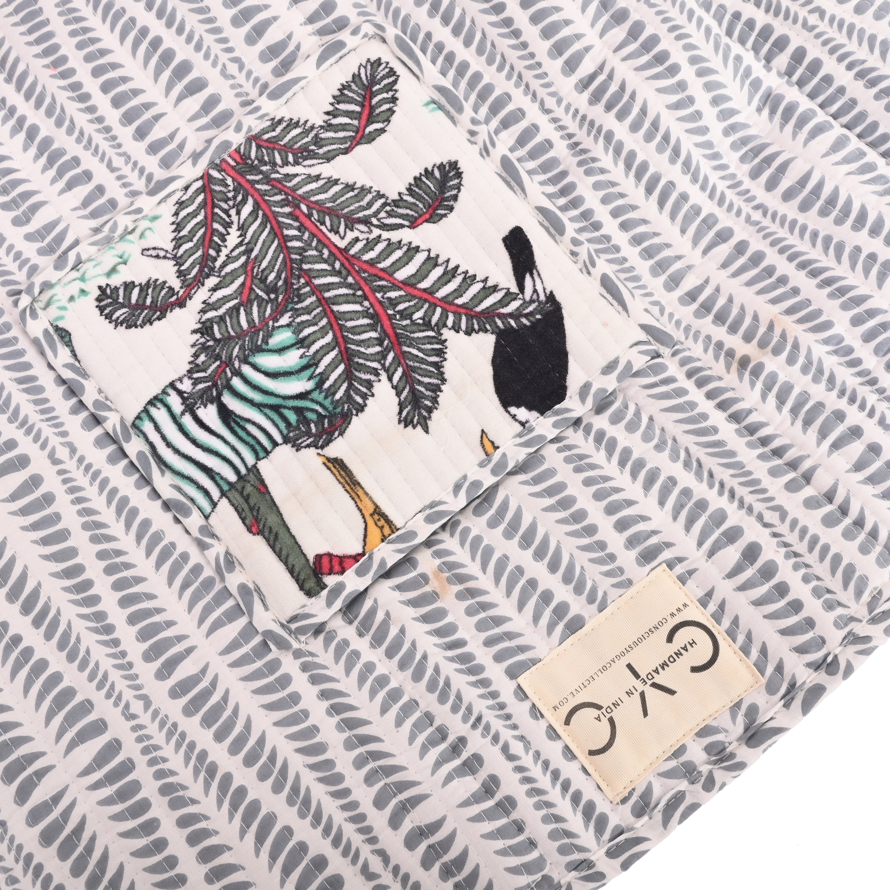 The Jungle Tote in Velvet